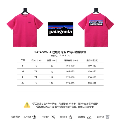 Patagonia P-6 Red Letter Short Sleeve T-Shirt 01