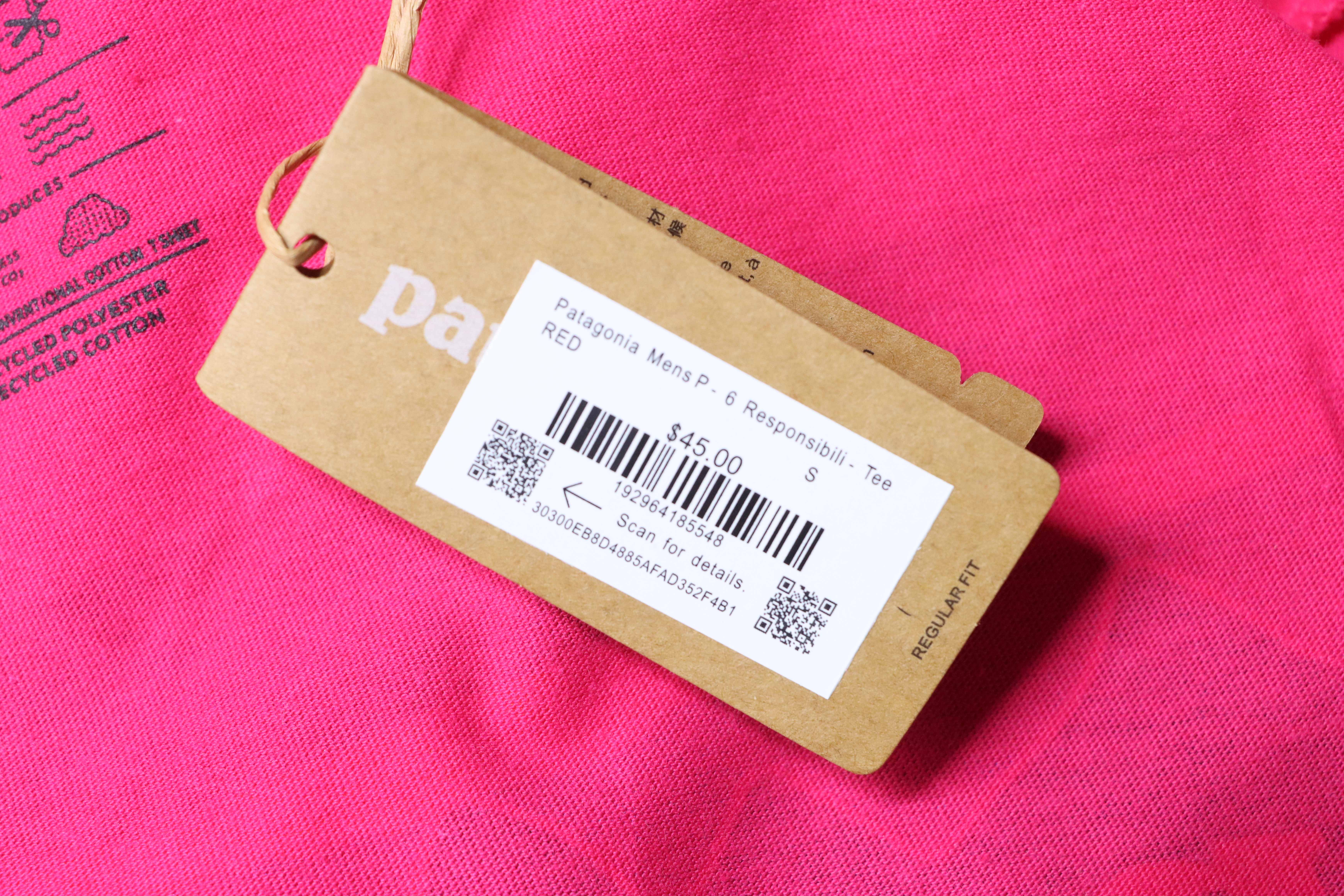Patagonia P-6 Red Letter Short Sleeve T-Shirt