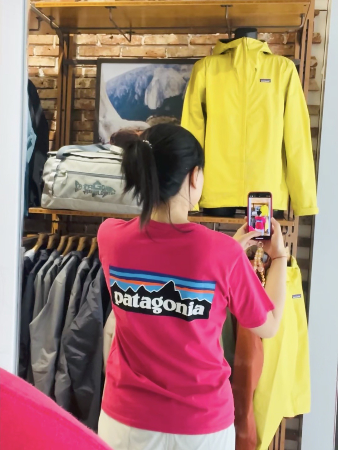 Patagonia P-6 Red Letter Short Sleeve T-Shirt