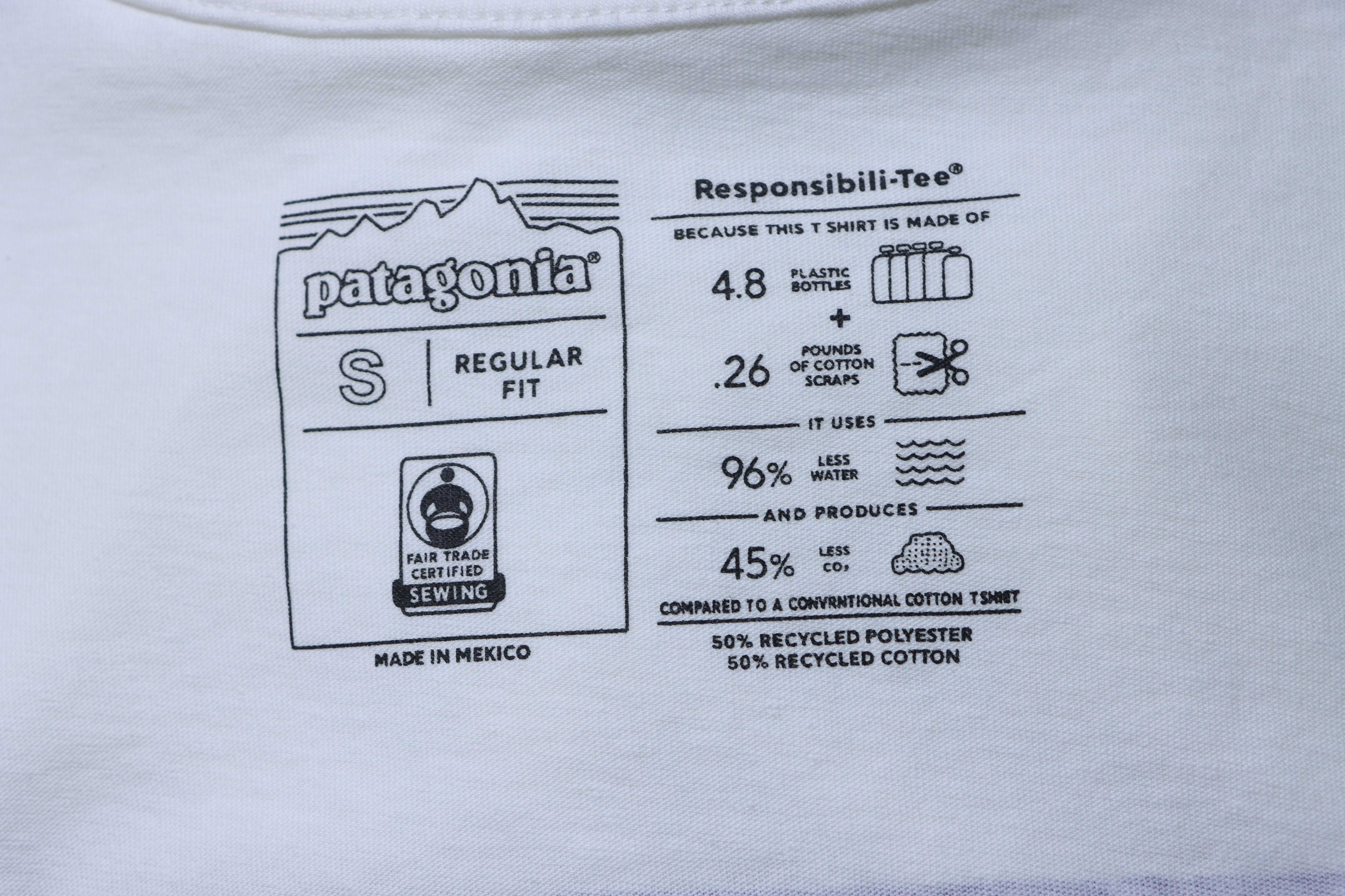 Patagonia P-6 White Letter Short Sleeve T-Shirt