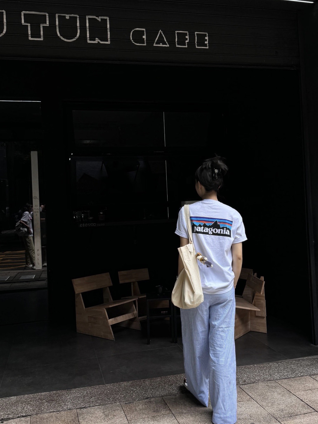 Patagonia P-6 White Letter Short Sleeve T-Shirt