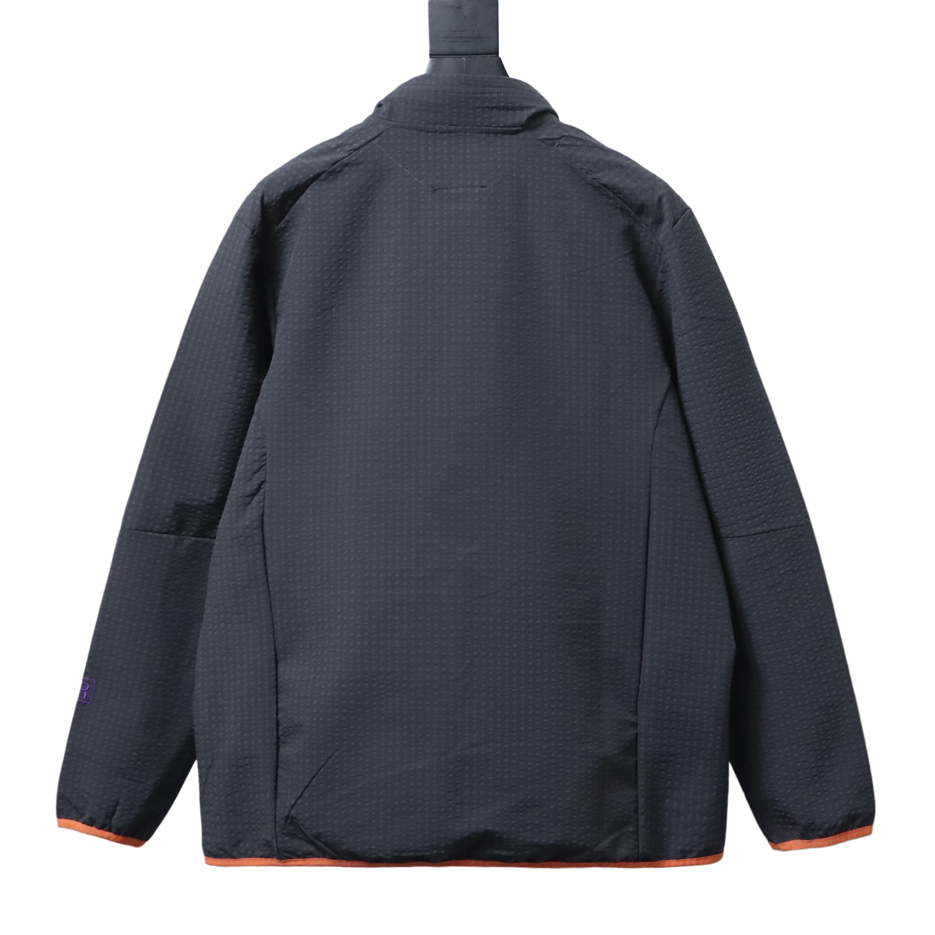 Patagonia R1 Air Zip Neck Logo Breathable Durable Stand Collar Jacket Grey