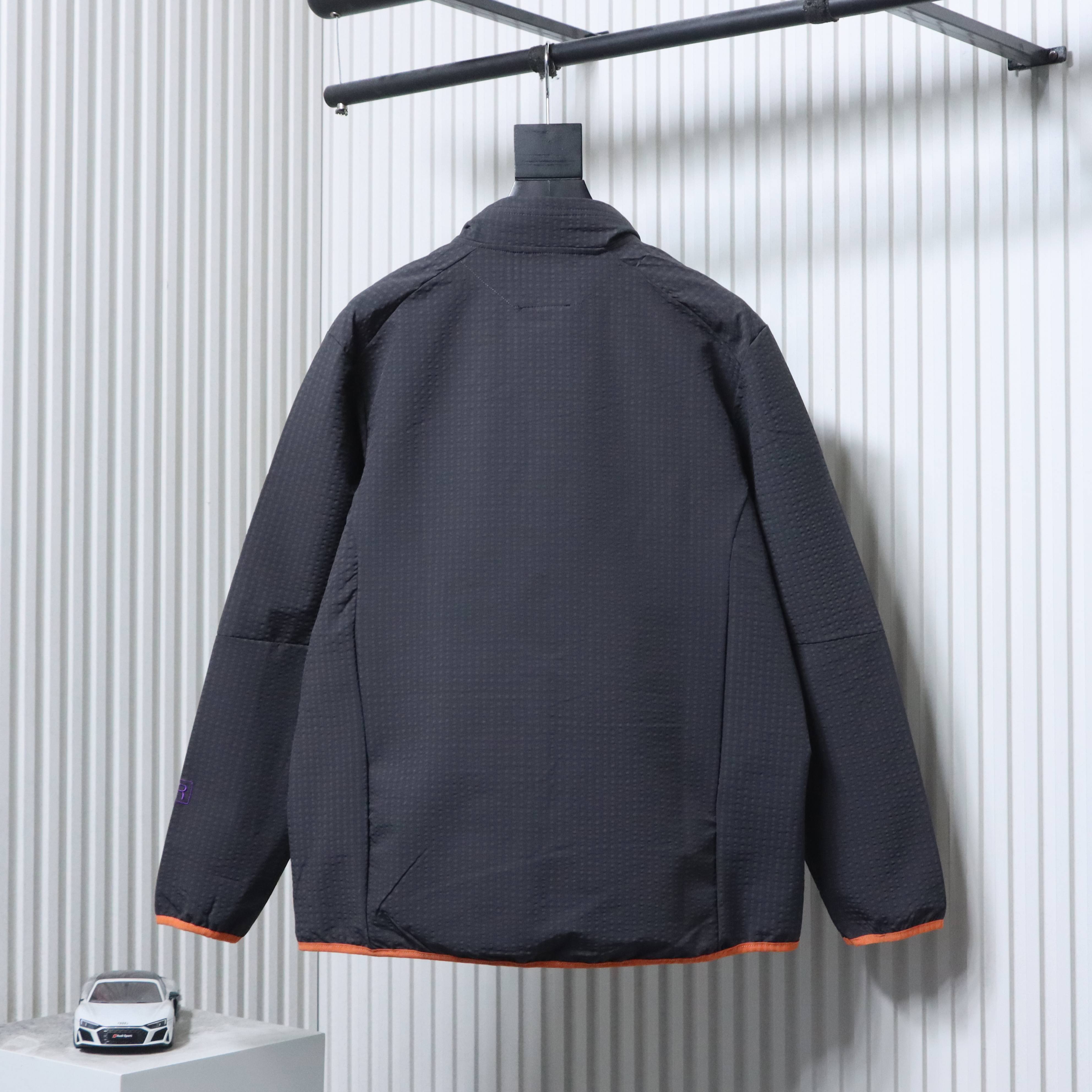Patagonia R1 Air Zip Neck Logo Breathable Durable Stand Collar Jacket Grey