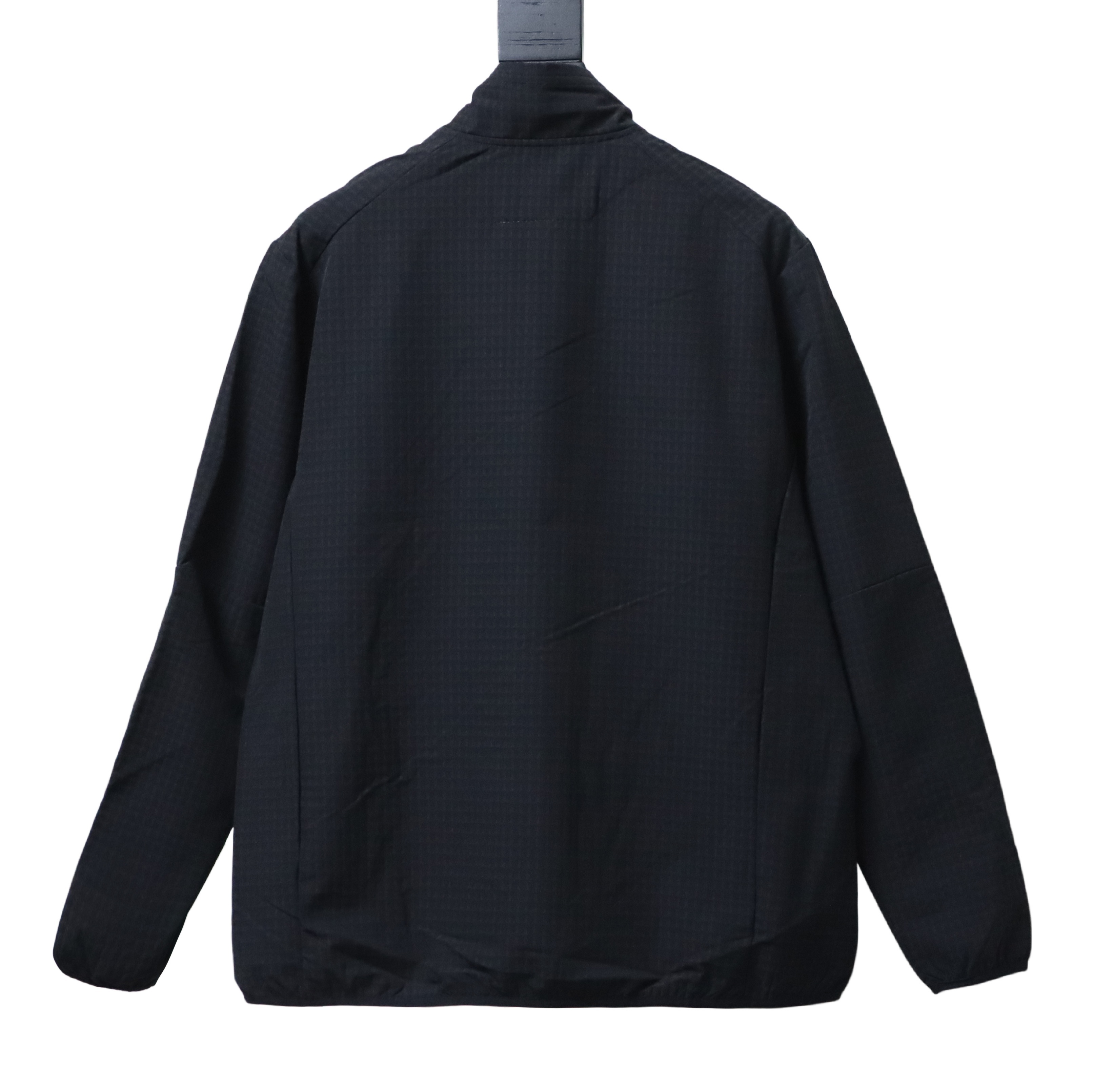Patagonia R1 Air Zip Neck Logo Breathable Durable Stand Collar Jacket Black
