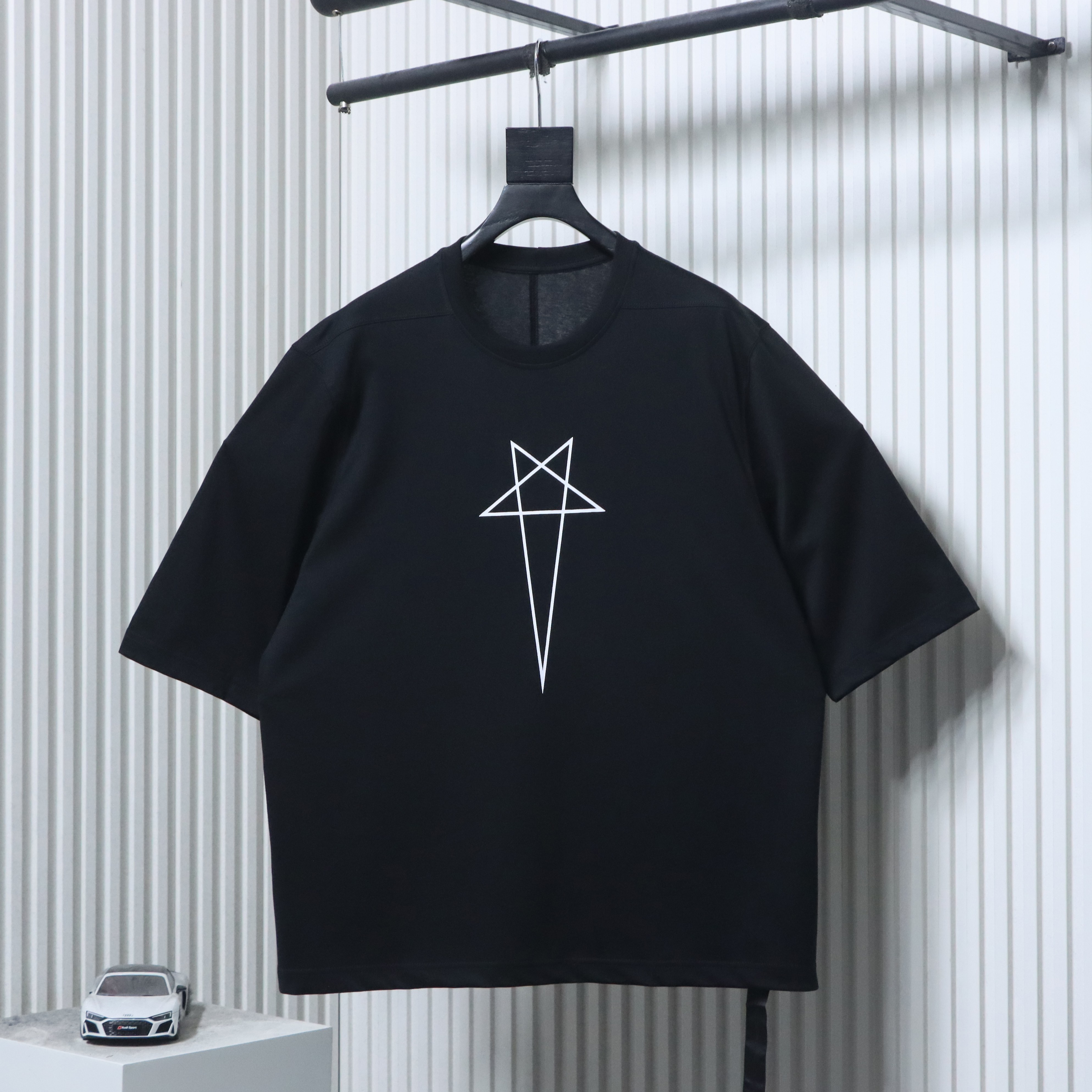 VETEMENTS RO-Style Classic Pentagram Logo Short Sleeve T-Shirt