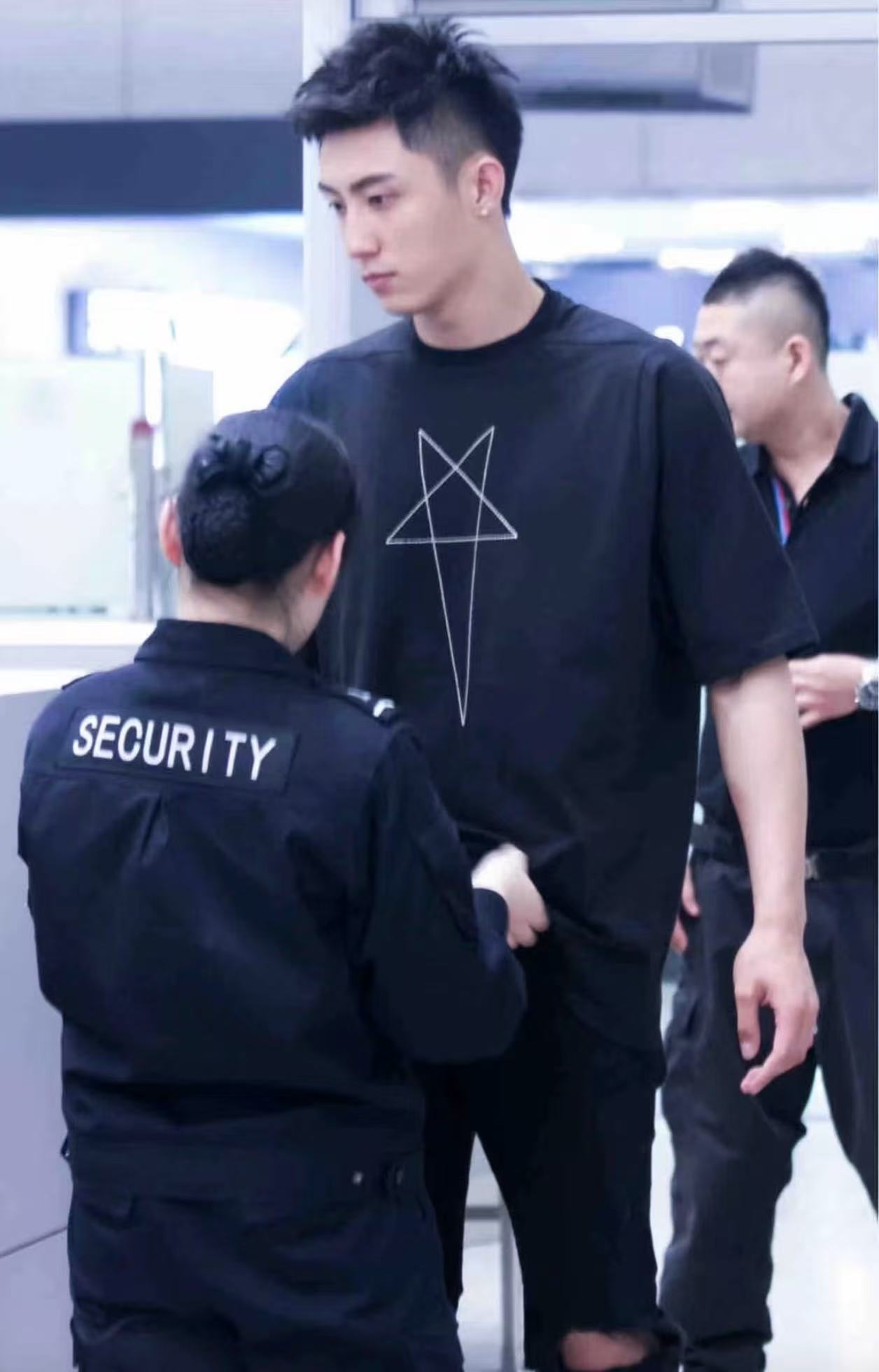 VETEMENTS RO-Style Classic Pentagram Logo Short Sleeve T-Shirt
