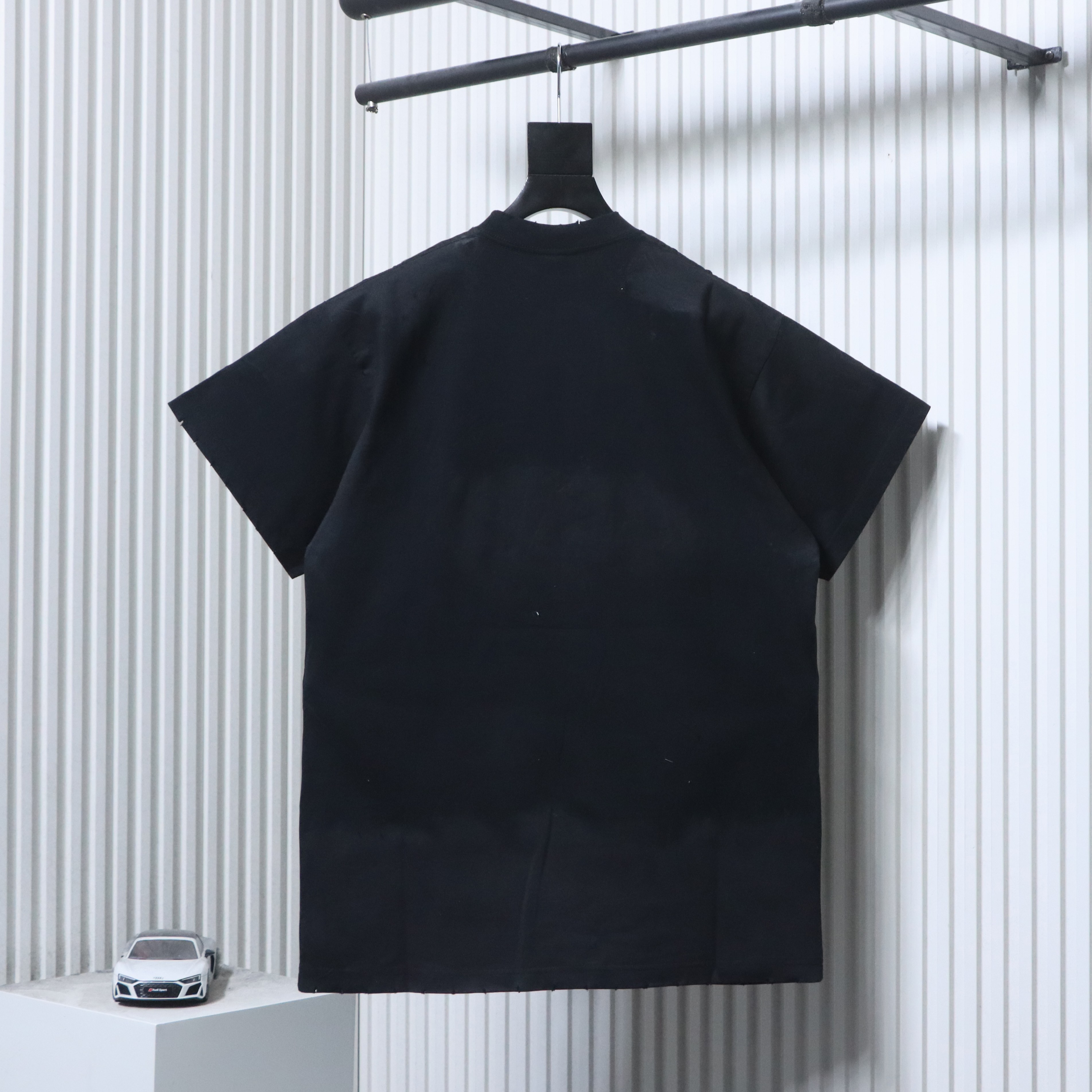 Balenciaga 23SS Collaboration Manchester United Dirty Wash Short Sleeve T-Shirt