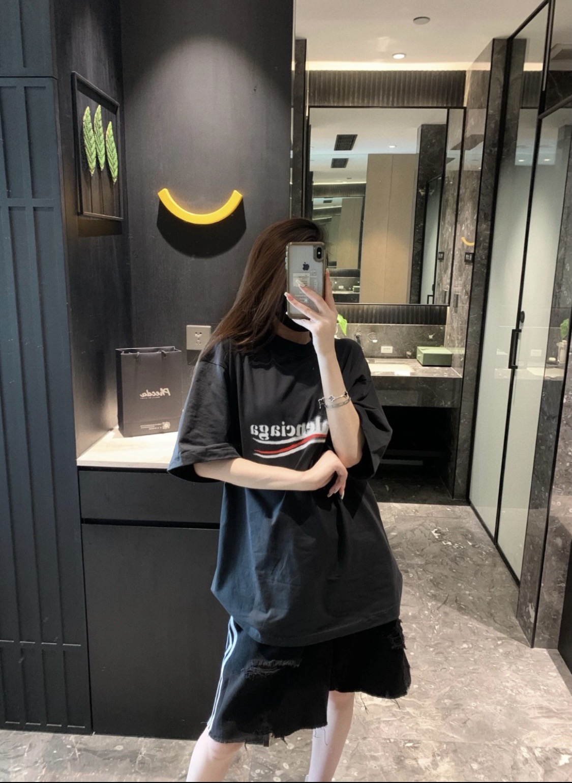 Balenciaga 24SS Coke Print Short Sleeve T-Shirt
