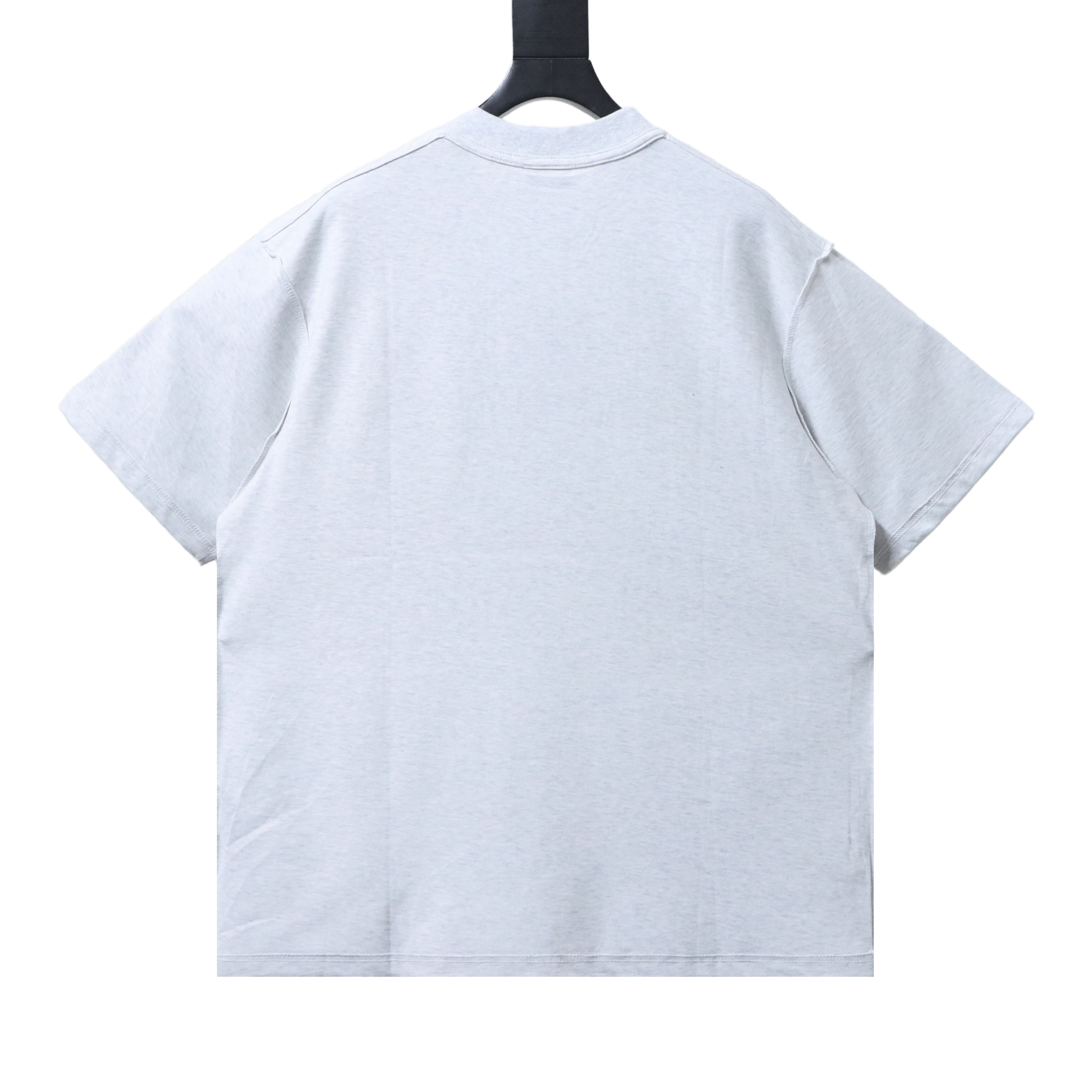 Balenciaga 24SS Inverted Letter Overlapping Embroidery Short Sleeve T-Shirt Style 1