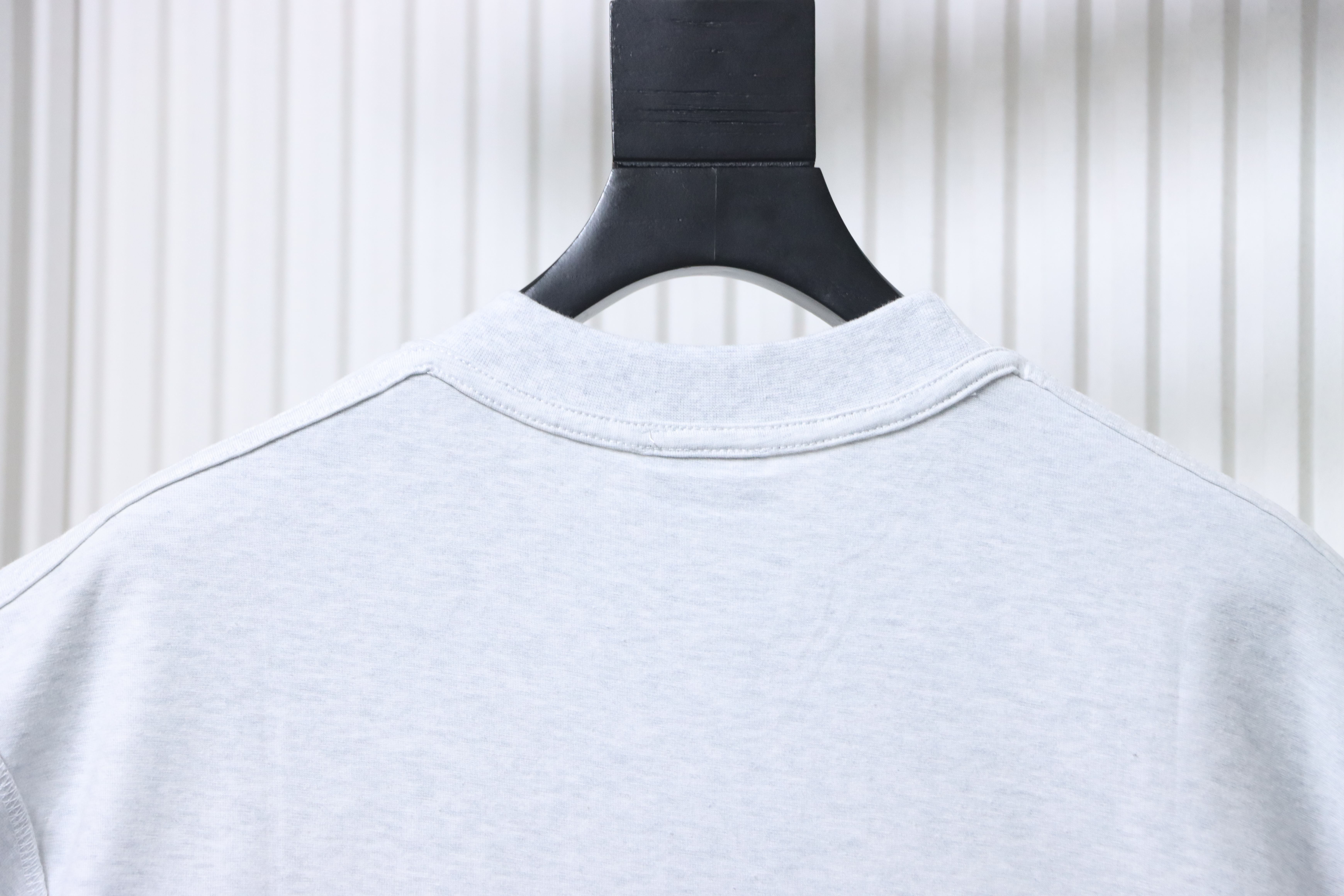 Balenciaga 24SS Inverted Letter Overlapping Embroidery Short Sleeve T-Shirt Style 1