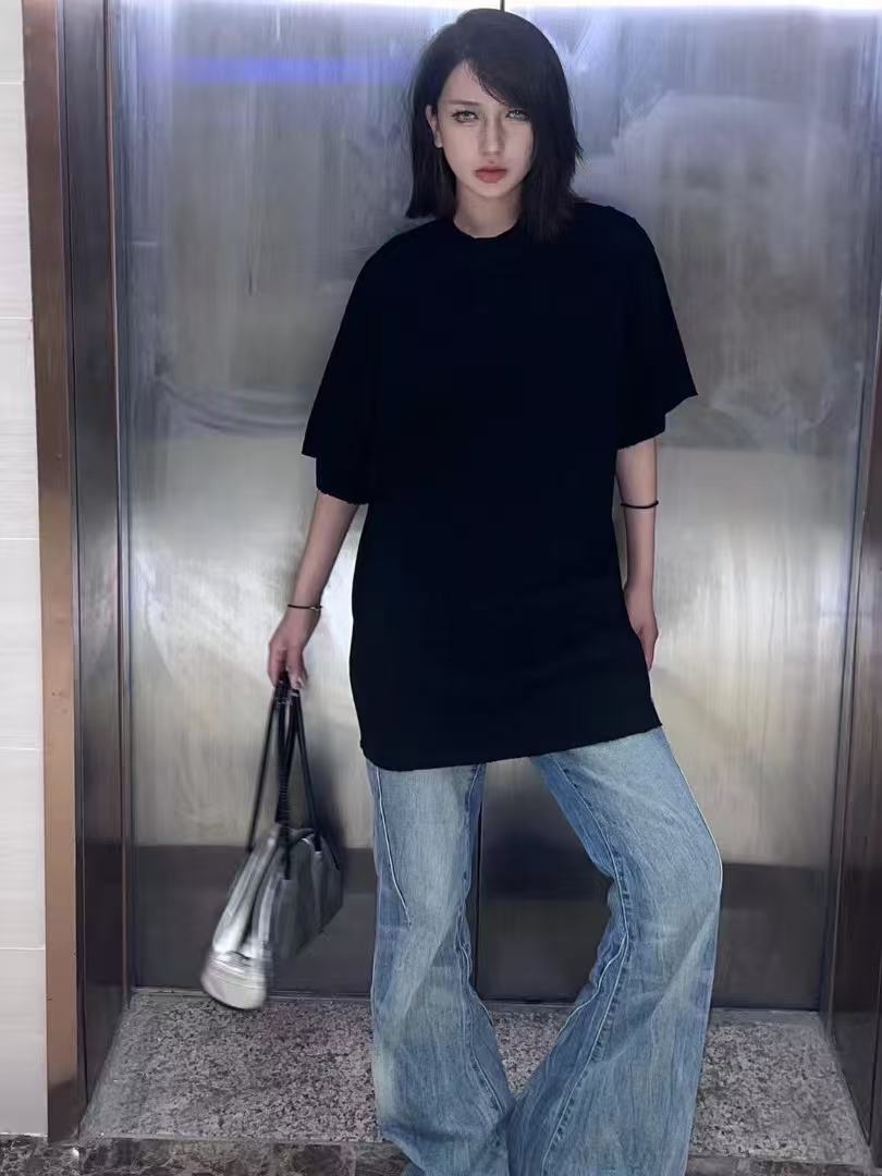 Balenciaga 24SS Letter Print Short Sleeve T-Shirt