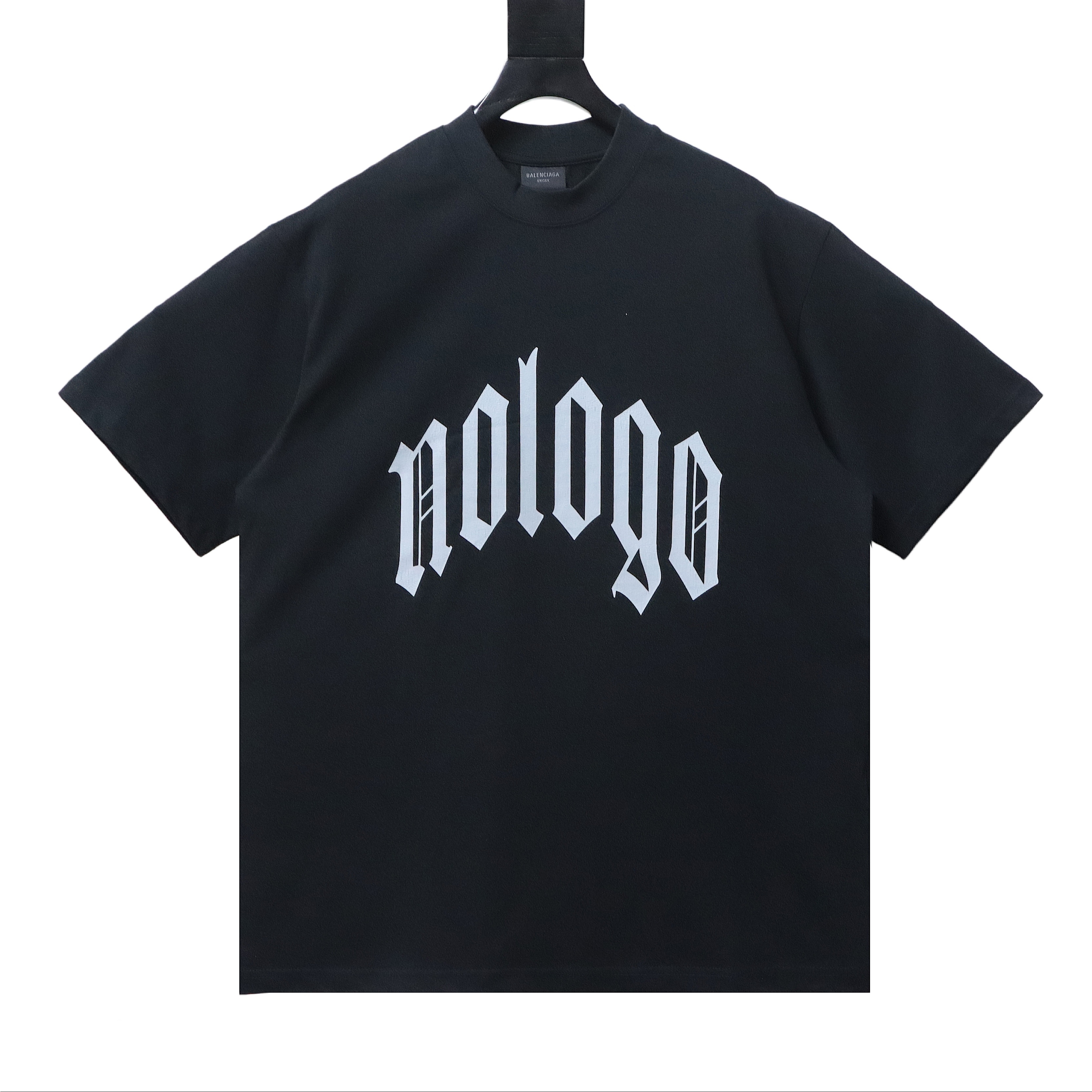Balenciaga 24SS New no Logo Print Short Sleeve T-Shirt