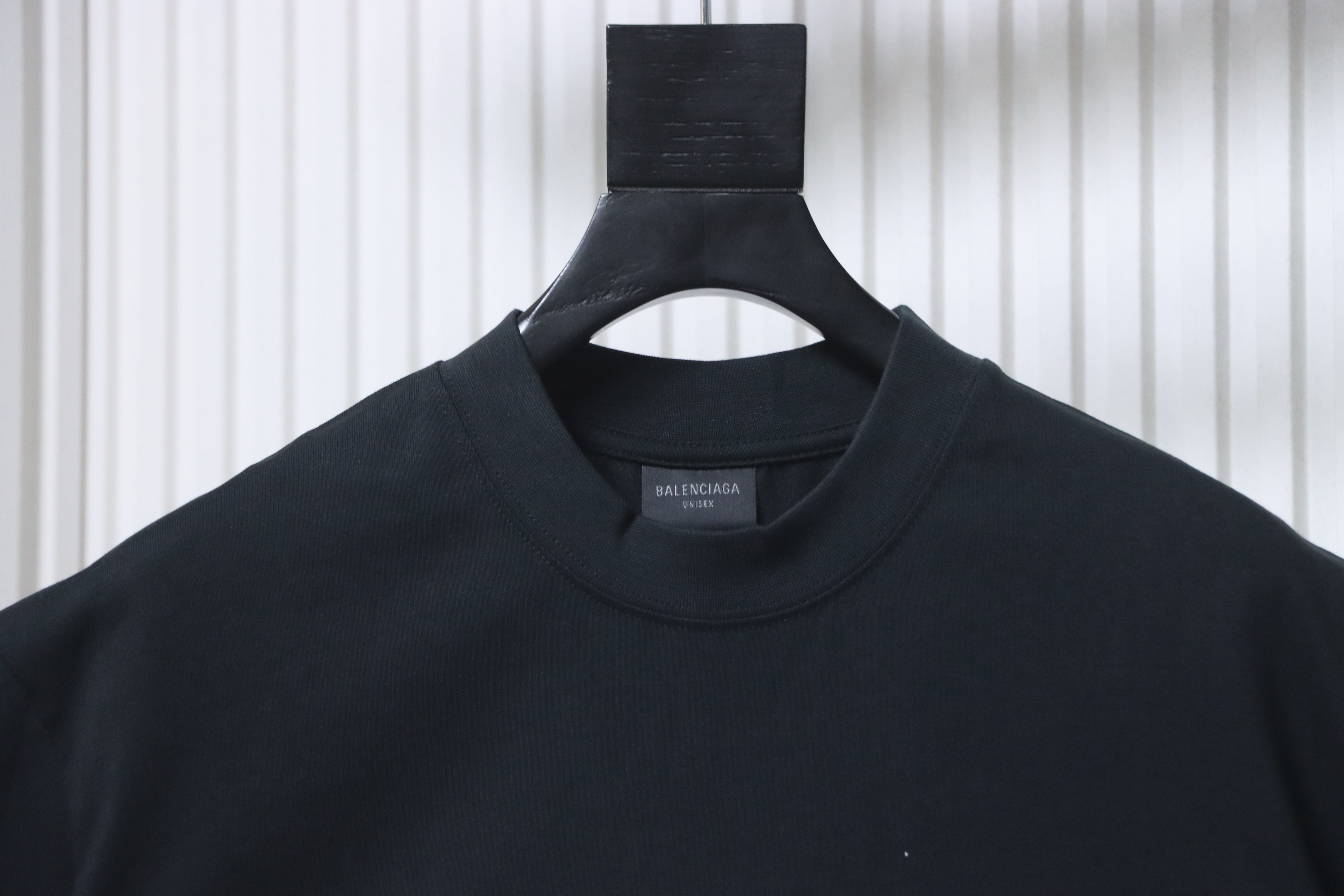 Balenciaga 24SS New no Logo Print Short Sleeve T-Shirt