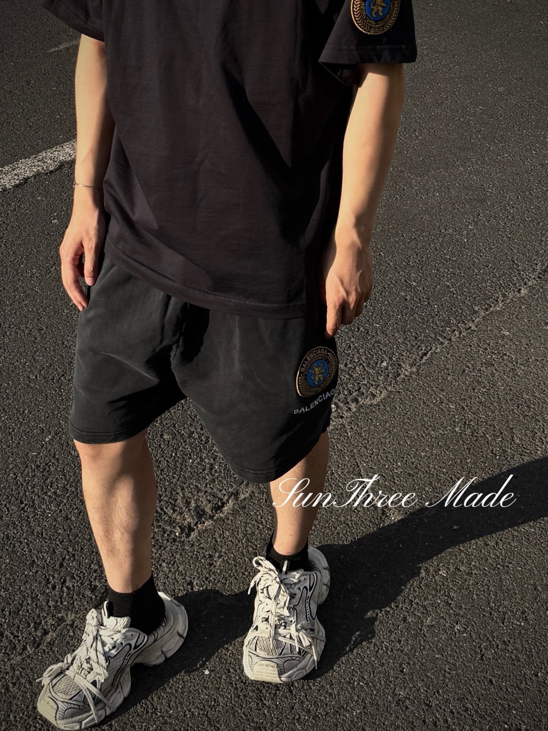 Balenciaga 25SS Badge Embroidery Shorts