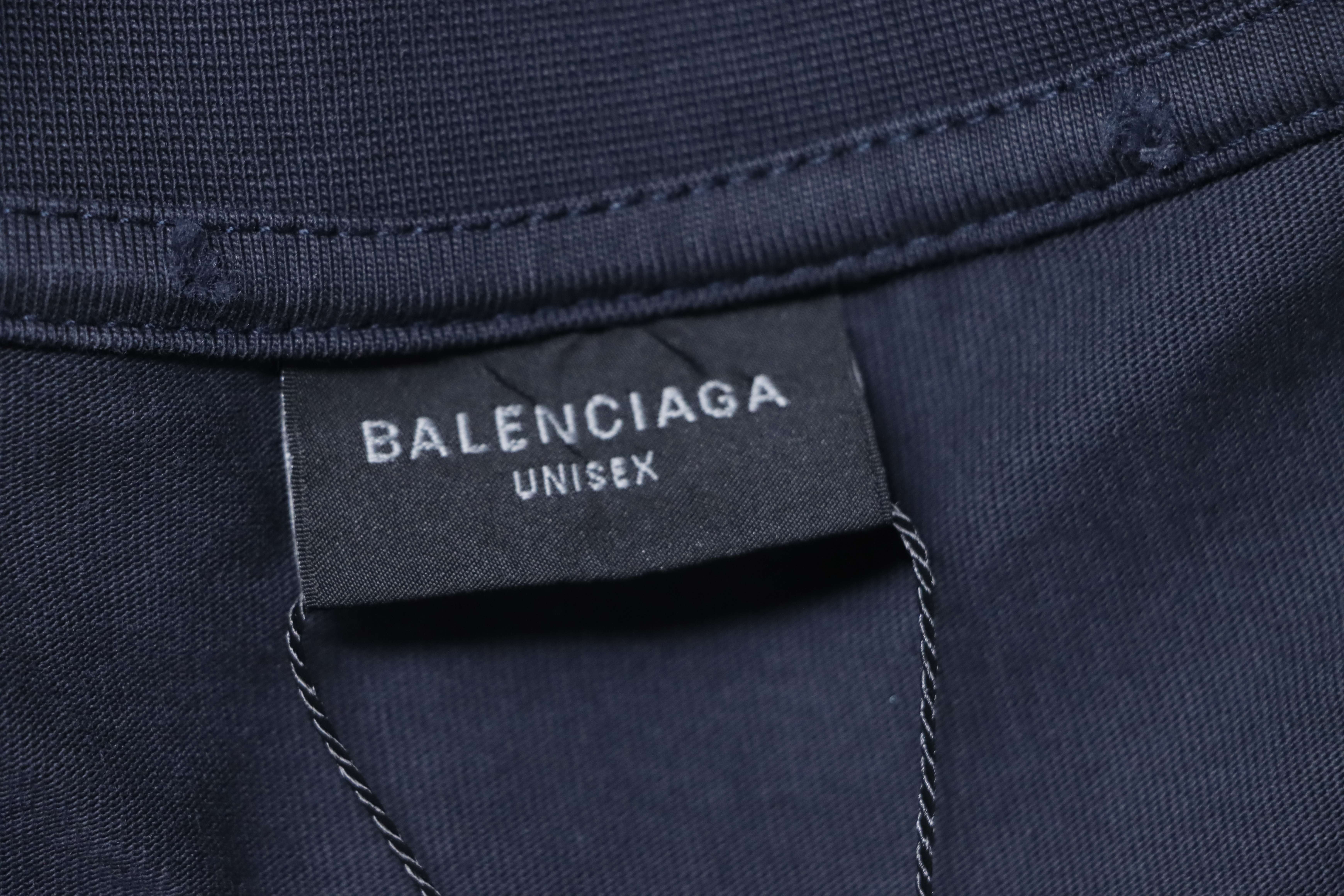 Balenciaga 25SS Designer Glitter Print Short Sleeve T-Shirt