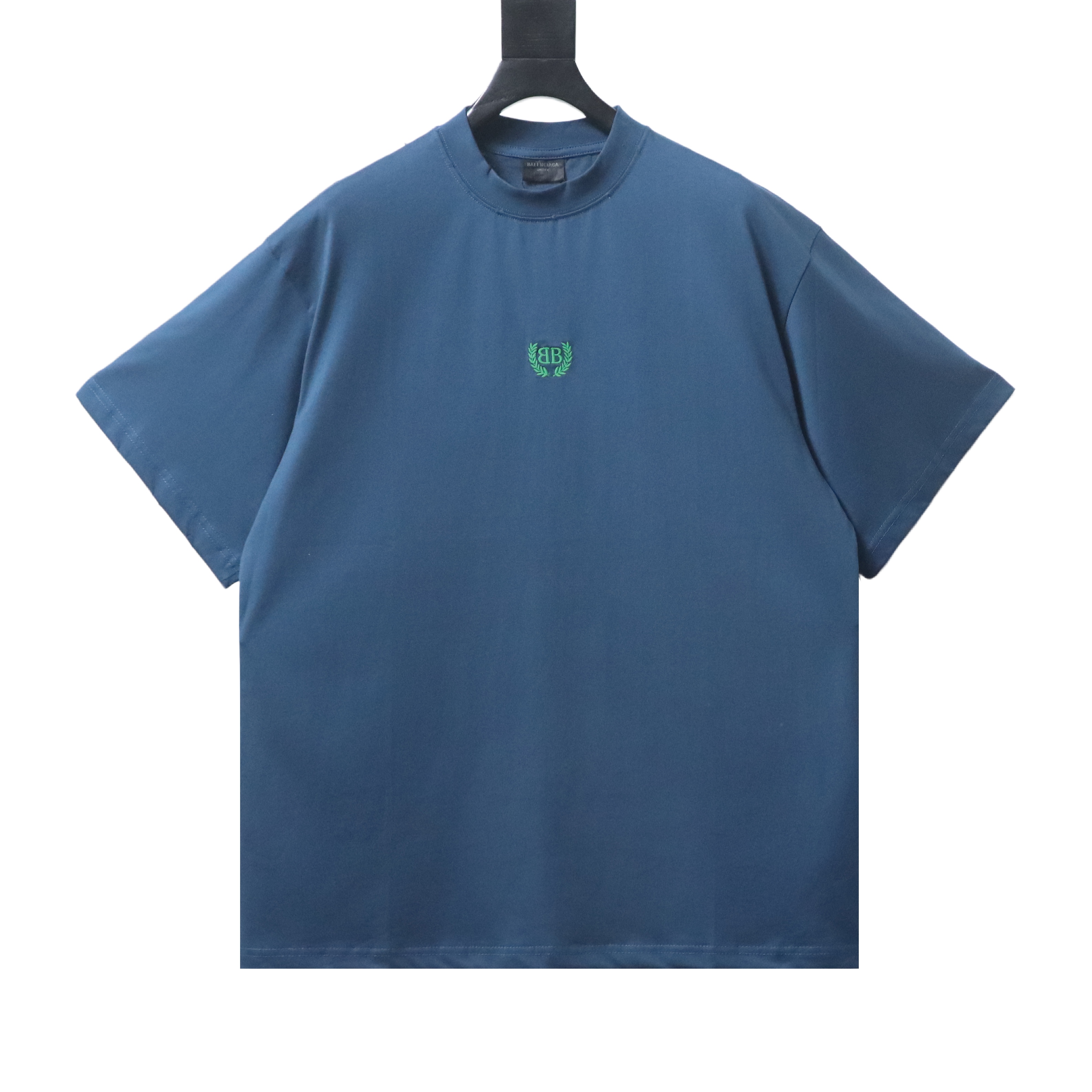 Balenciaga 25SS New Classic Wheat Double B Embroidery Short Sleeve T-Shirt
