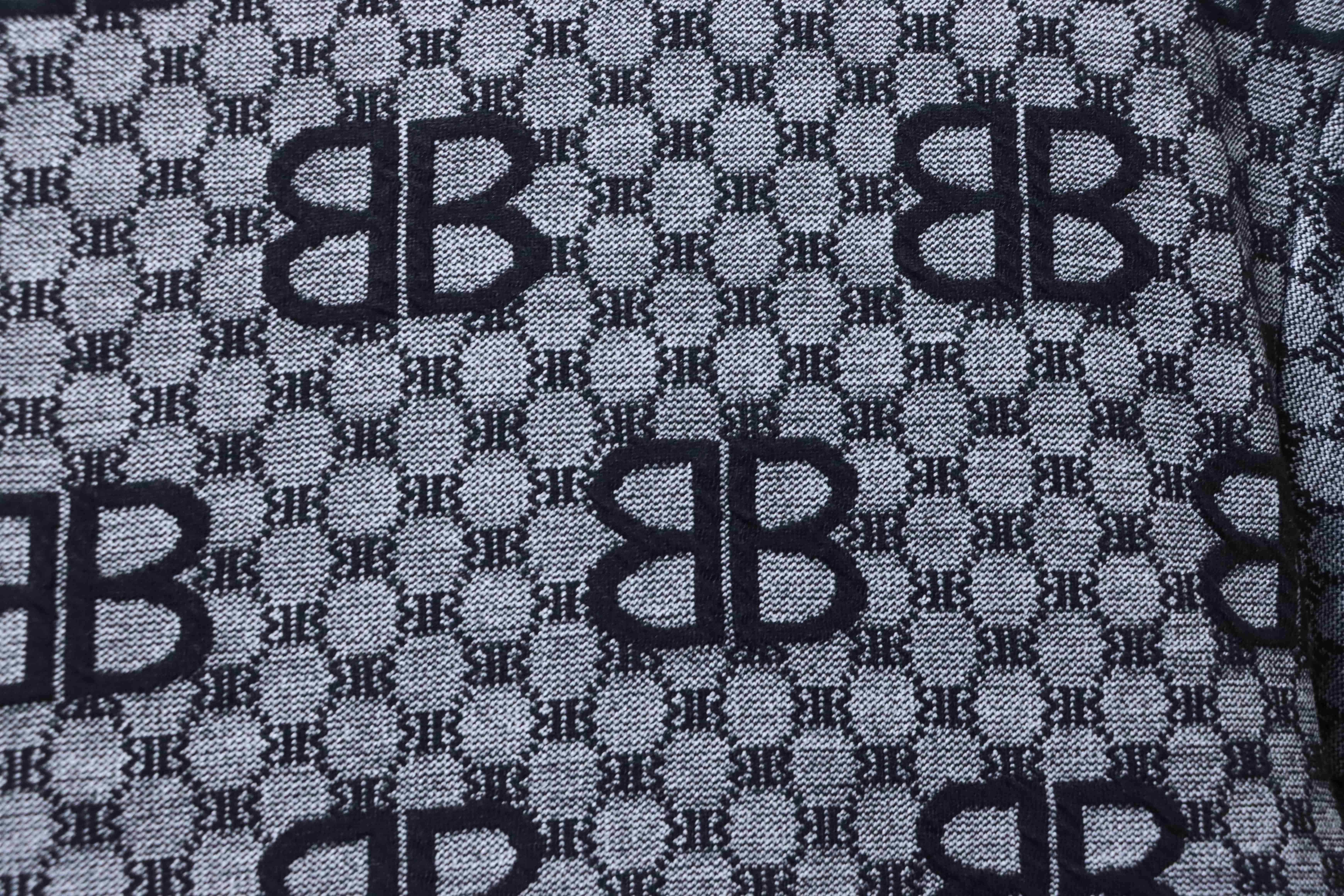 Balenciaga 26SS Allover BB Monogram Jacquard Short Sleeve T-Shirt Style 1