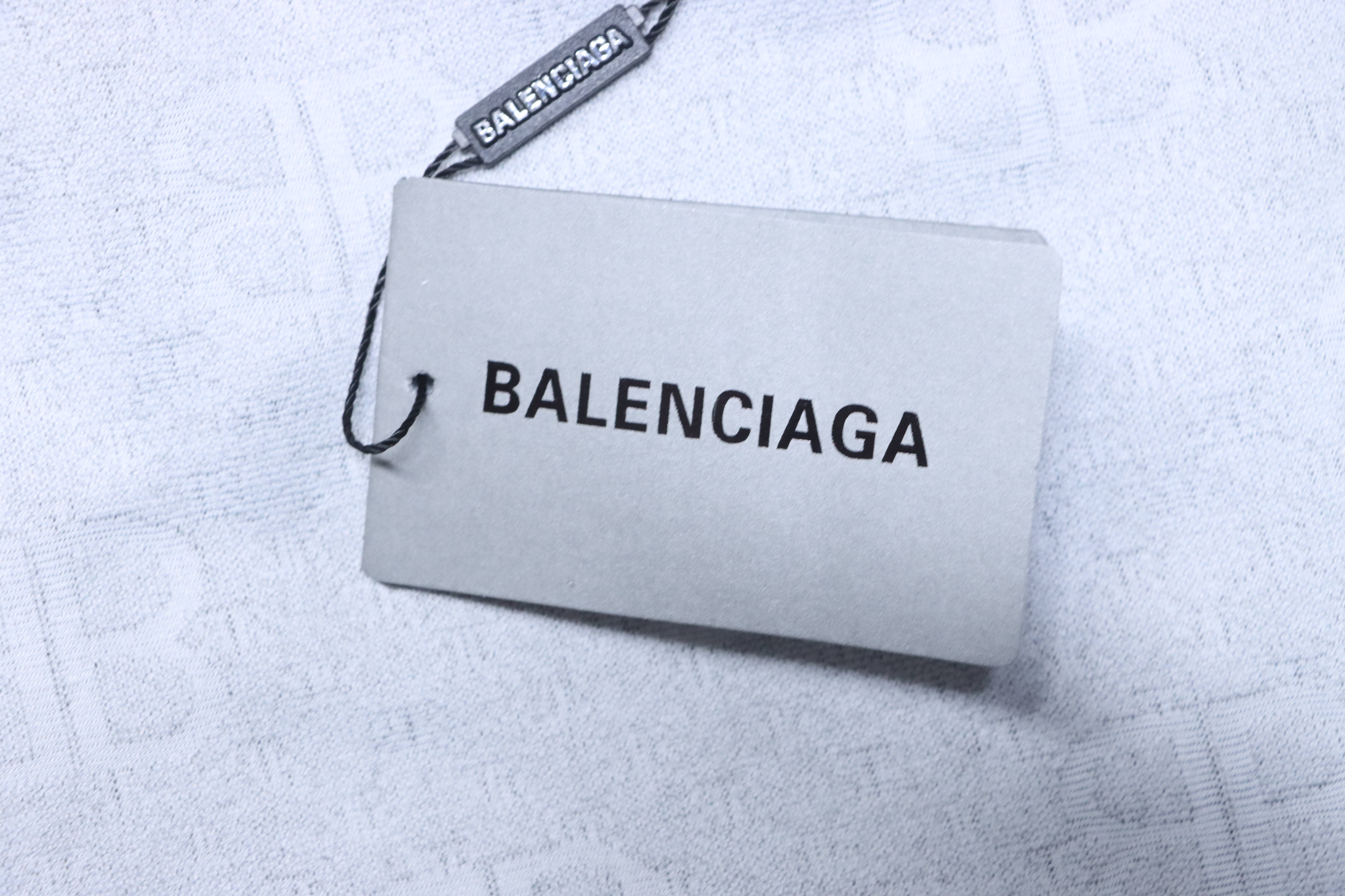 Balenciaga 26SS Allover BB Monogram Jacquard Short Sleeve T-Shirt Style 1