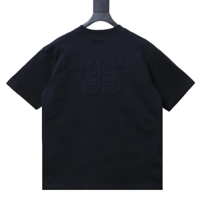 Balenciaga 26SS Chest Small Logo Logo Embroidery Crewneck Short Sleeve T-Shirt Style 1 02