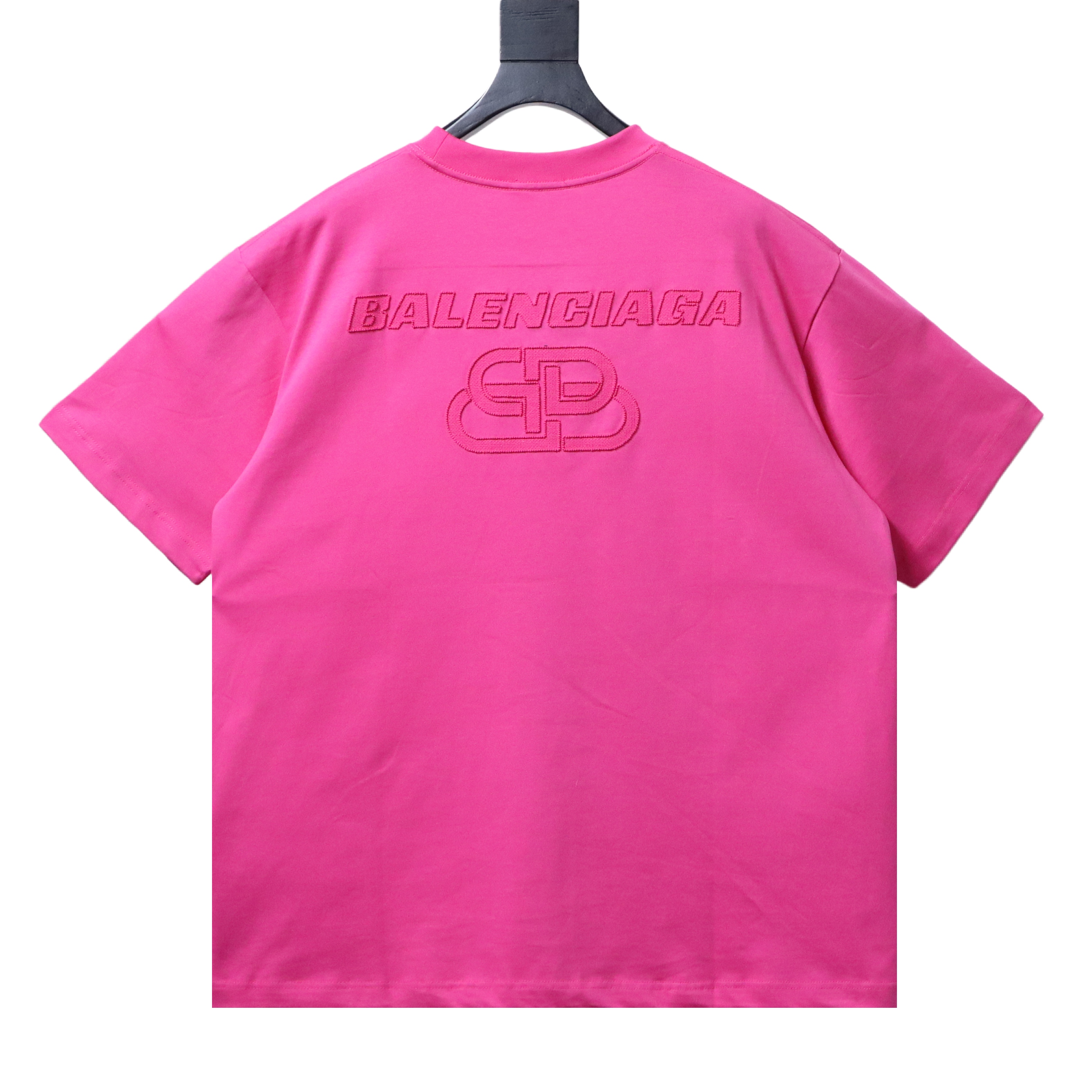Balenciaga 26SS Chest Small Logo Logo Embroidery Crewneck Short Sleeve T-Shirt Style 3