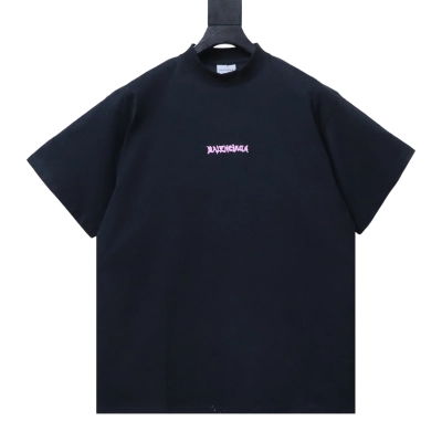 Balenciaga 26SS Destroyed Short Sleeve T-Shirt 02