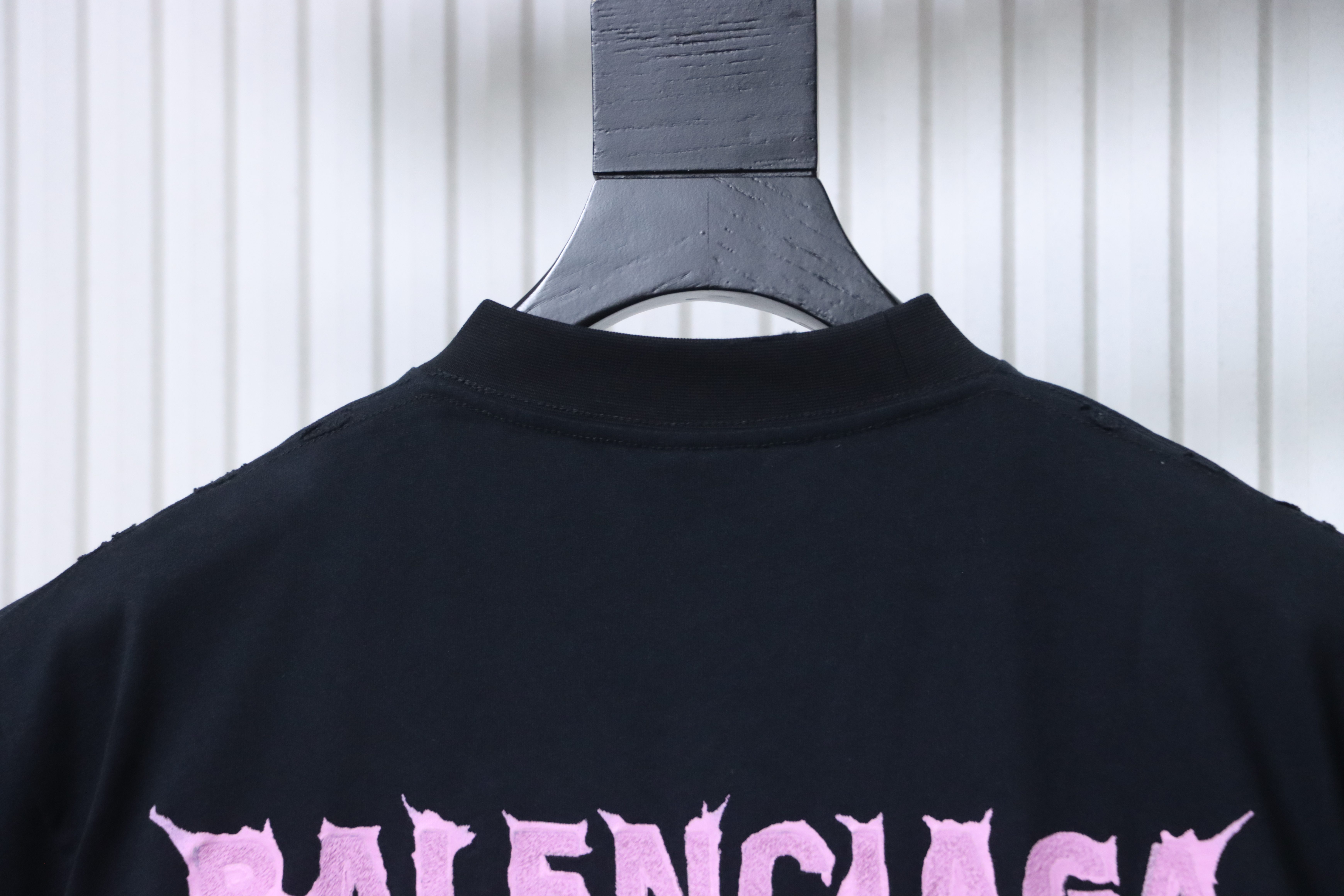 Balenciaga 26SS Destroyed Short Sleeve T-Shirt