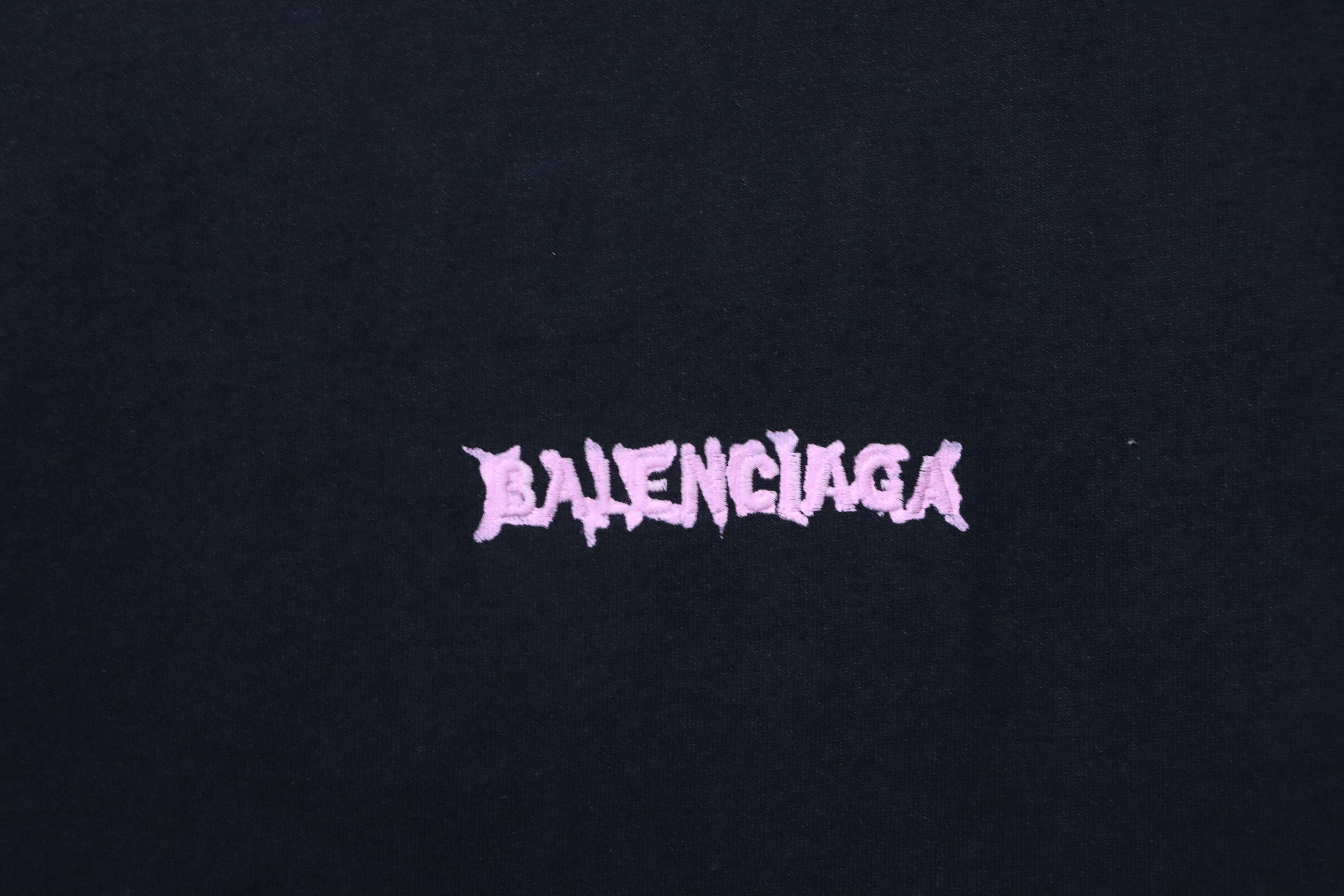 Balenciaga 26SS Destroyed Short Sleeve T-Shirt