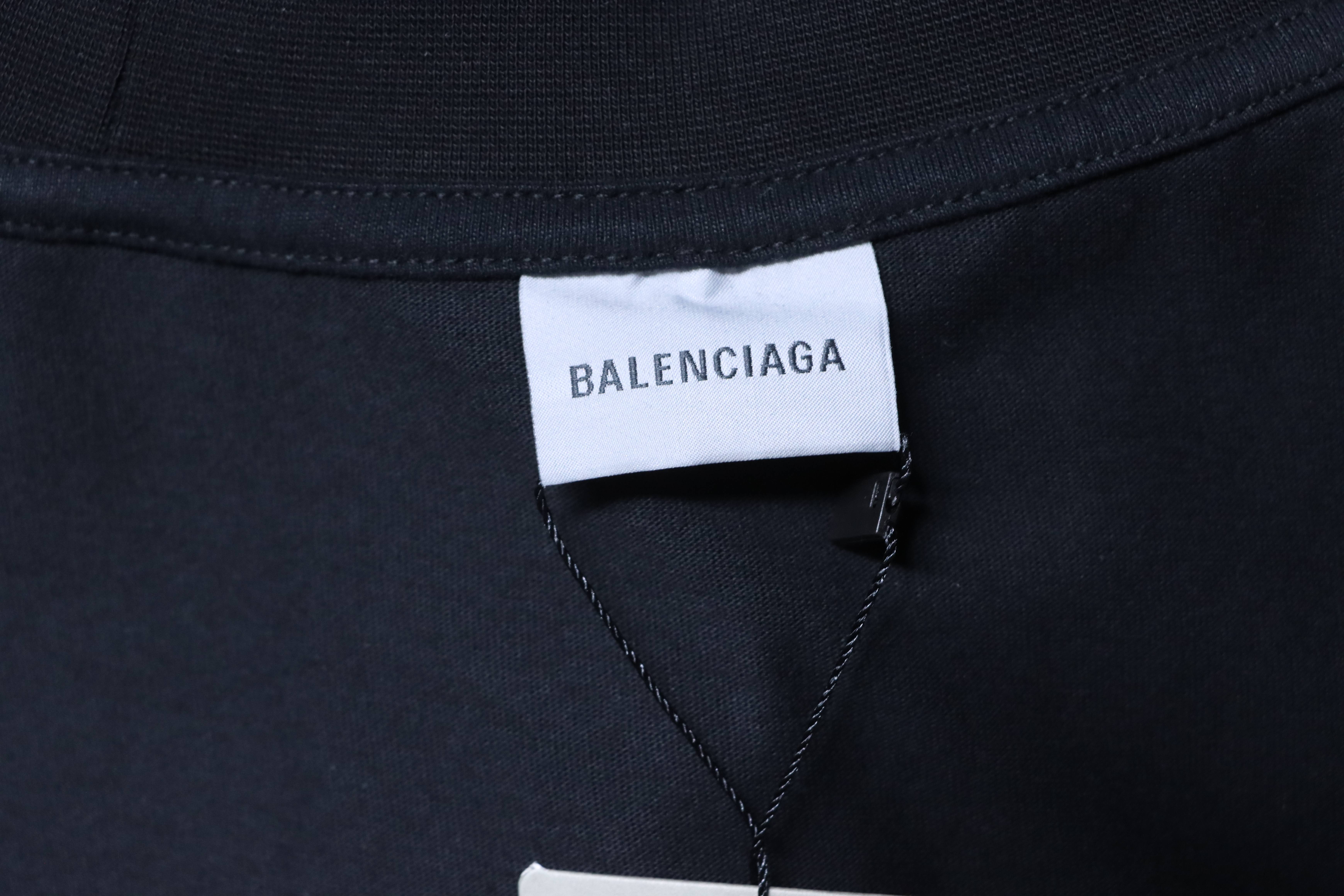 Balenciaga 26SS Destroyed Short Sleeve T-Shirt