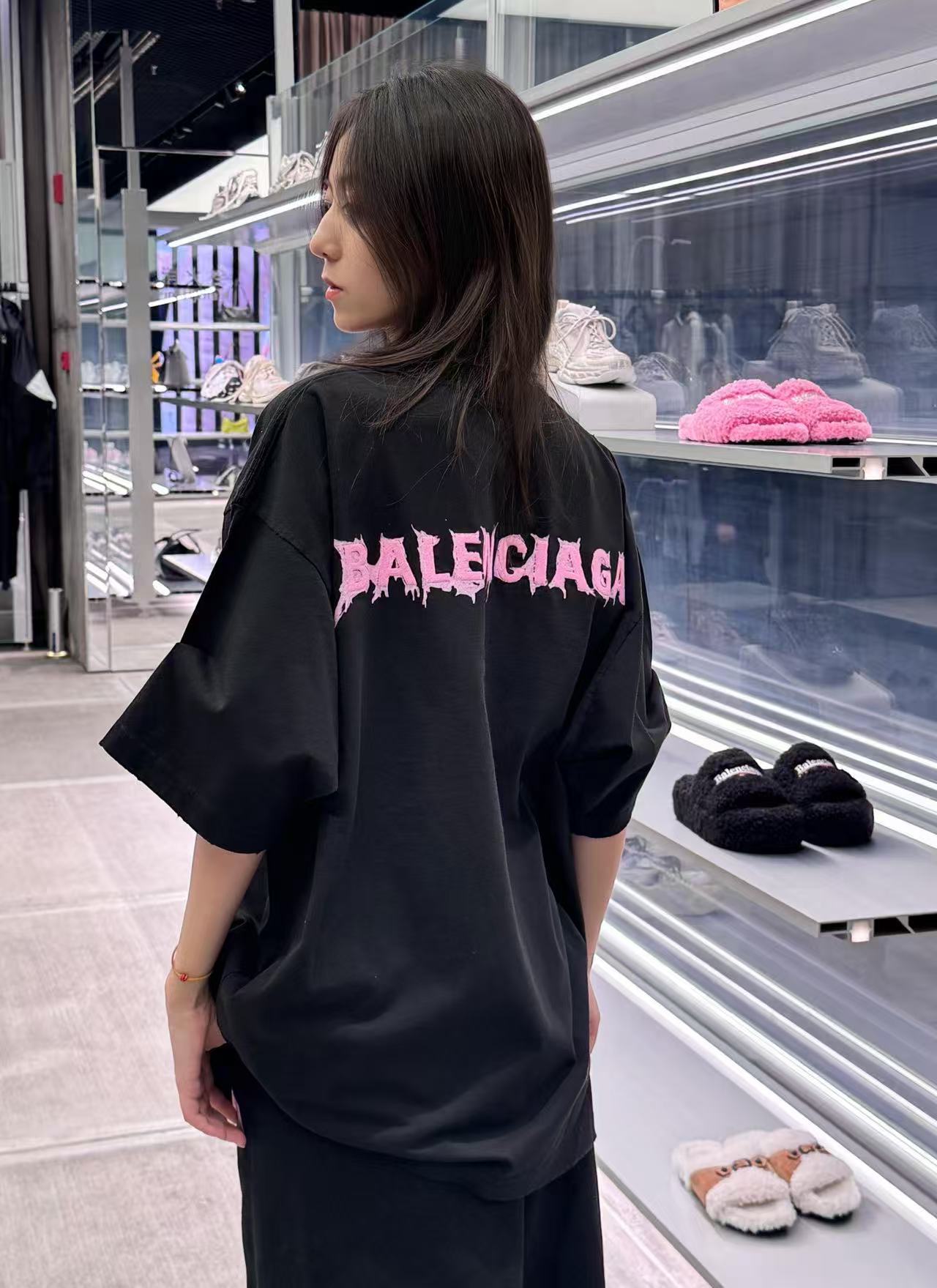 Balenciaga 26SS Destroyed Short Sleeve T-Shirt