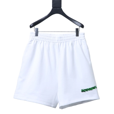 Balenciaga 26SS Glossy Double-Layer Wrinkle Tape Shorts 02