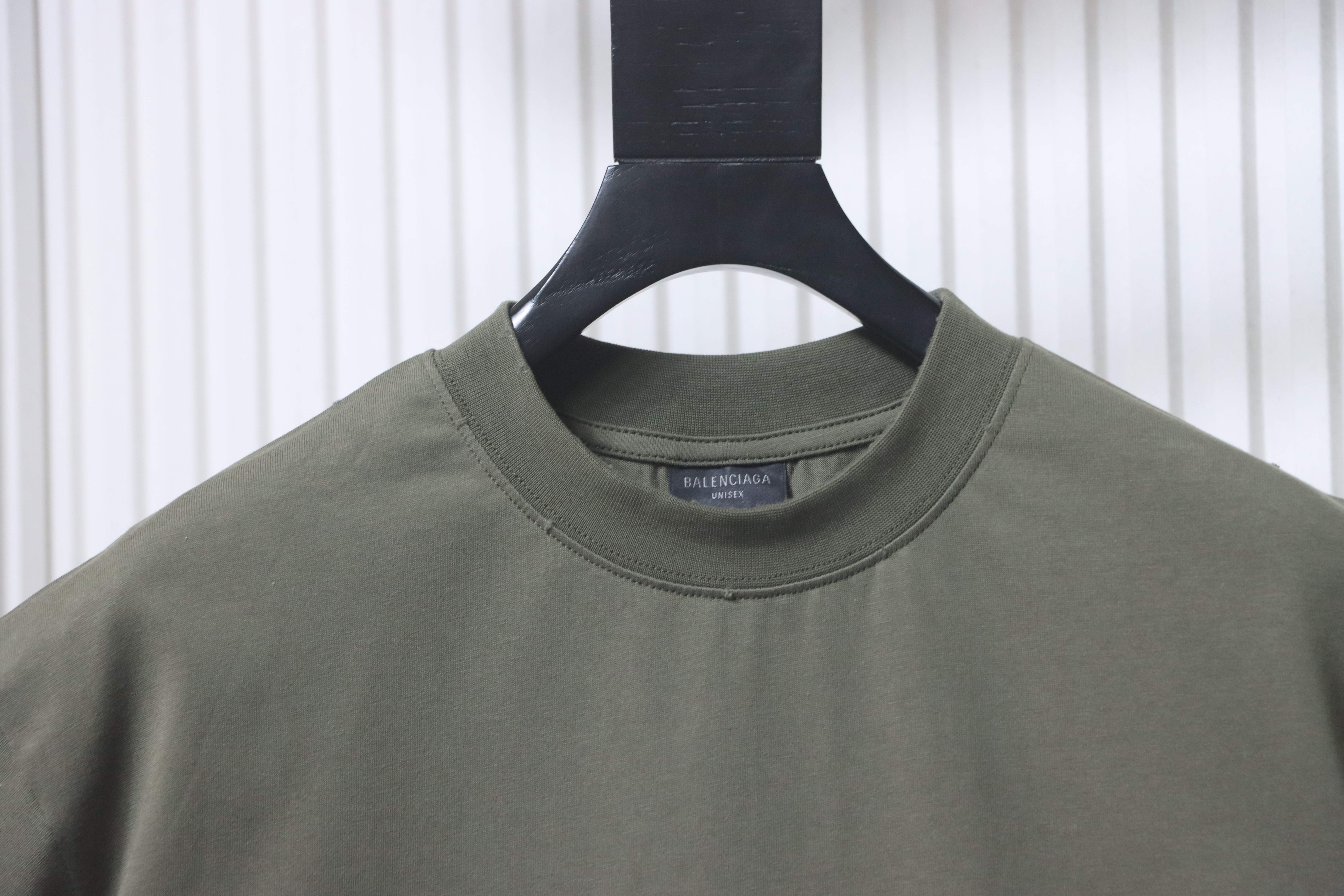 Balenciaga 26SS New Tape Label Short Sleeve T-Shirt Style 2