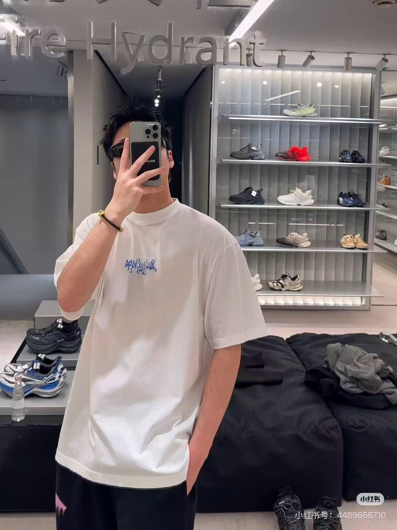 Balenciaga 26SS Print Short Sleeve T-Shirt Style 1