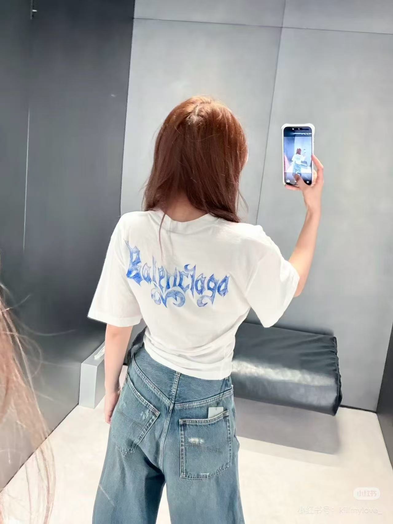 Balenciaga 26SS Print Short Sleeve T-Shirt Style 1