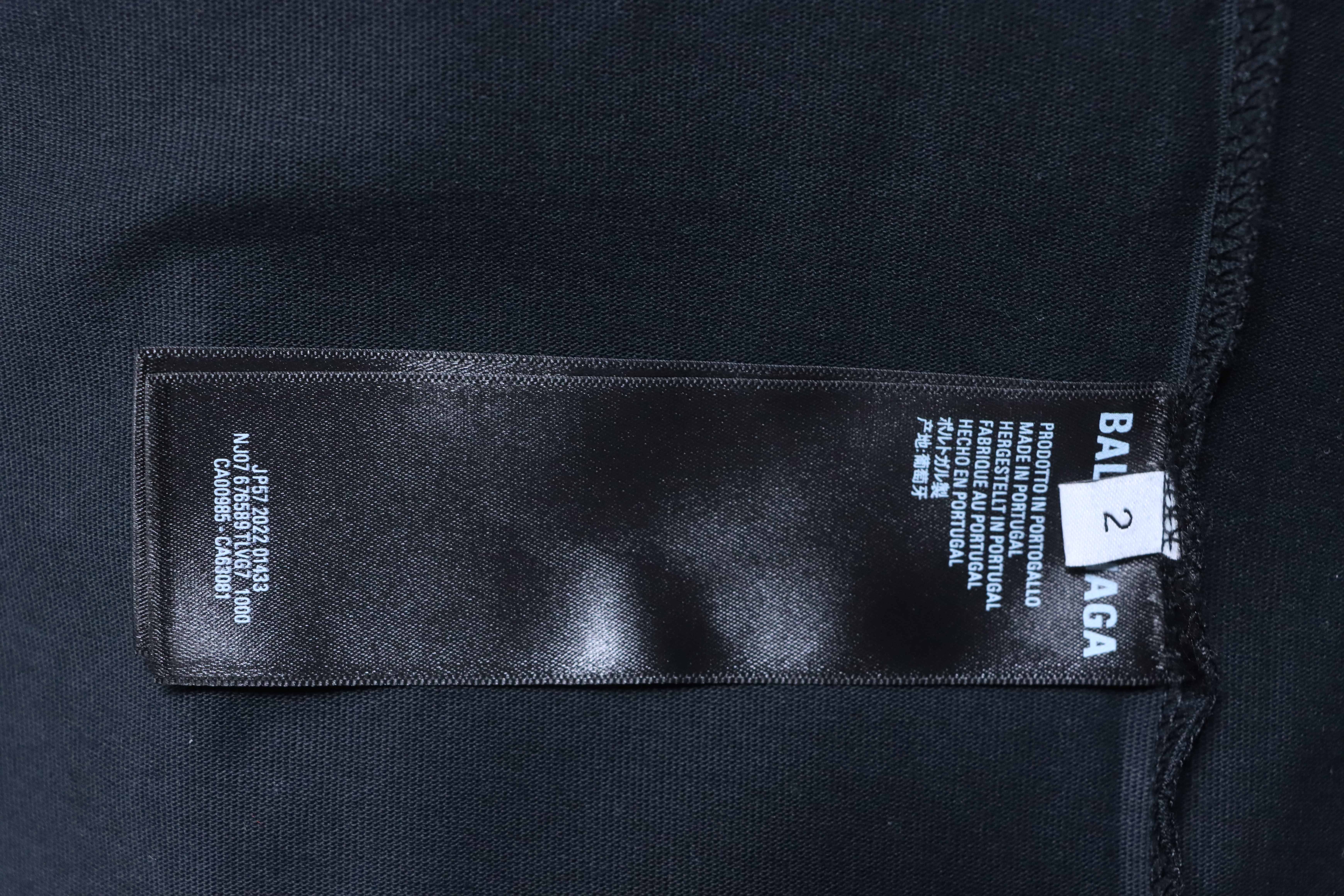 Balenciaga 26SS Print Short Sleeve T-Shirt Style 2