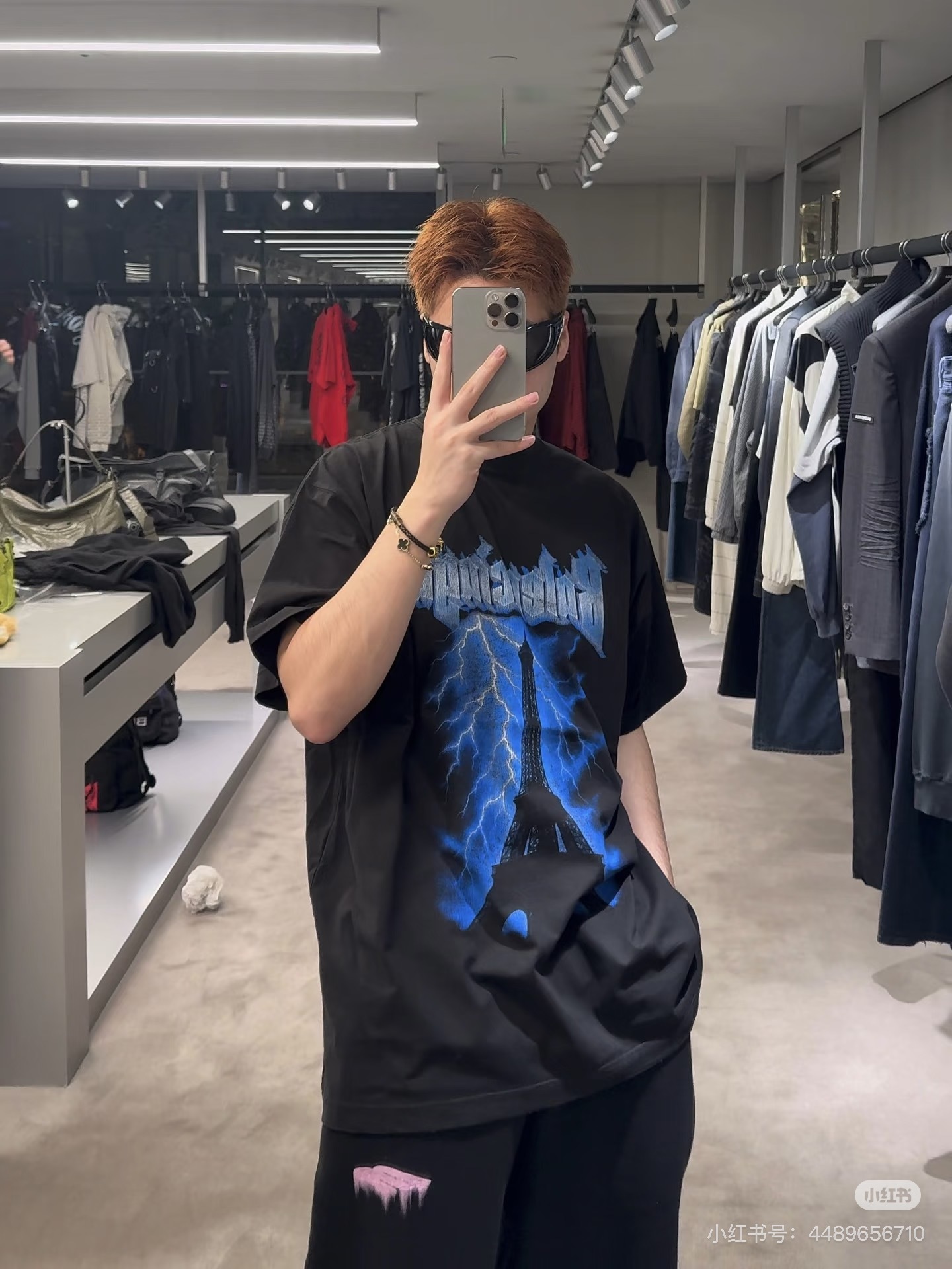 Balenciaga 26SS Tower Short Sleeve T-Shirt