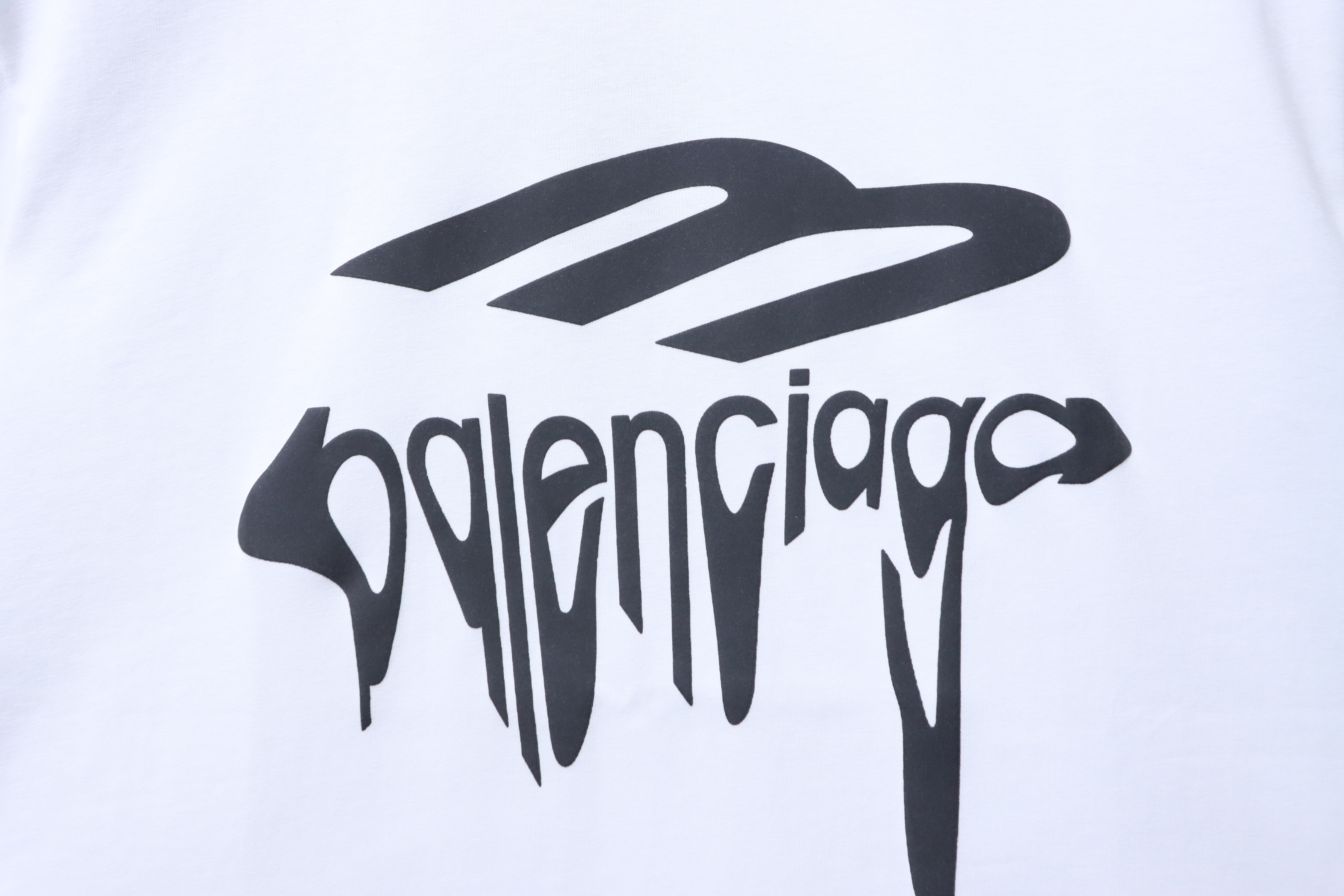 Balenciaga 3B Dissolve Letter Short Sleeve T-Shirt Style 1
