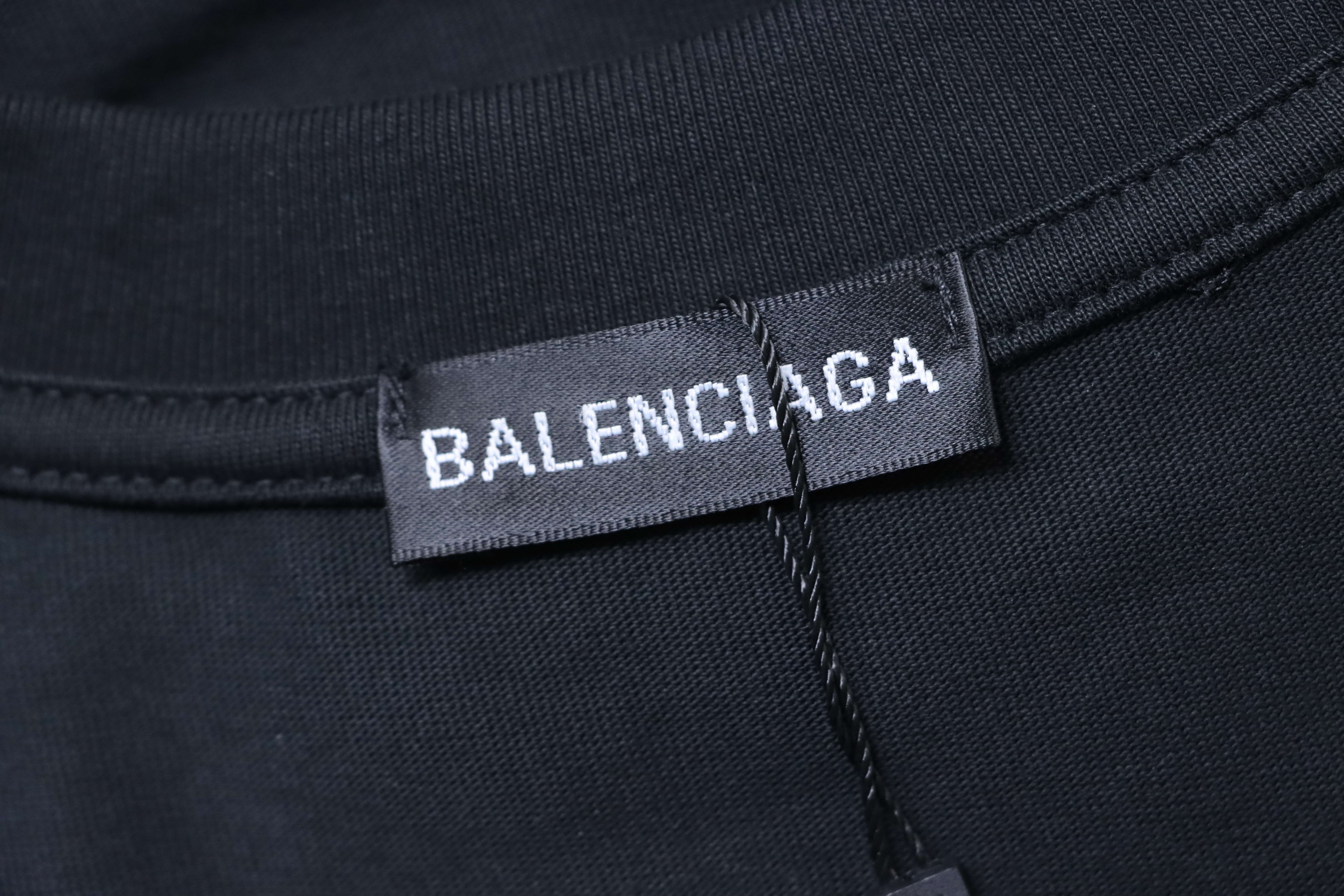 Balenciaga 3B Dissolve Letter Short Sleeve T-Shirt Style 2