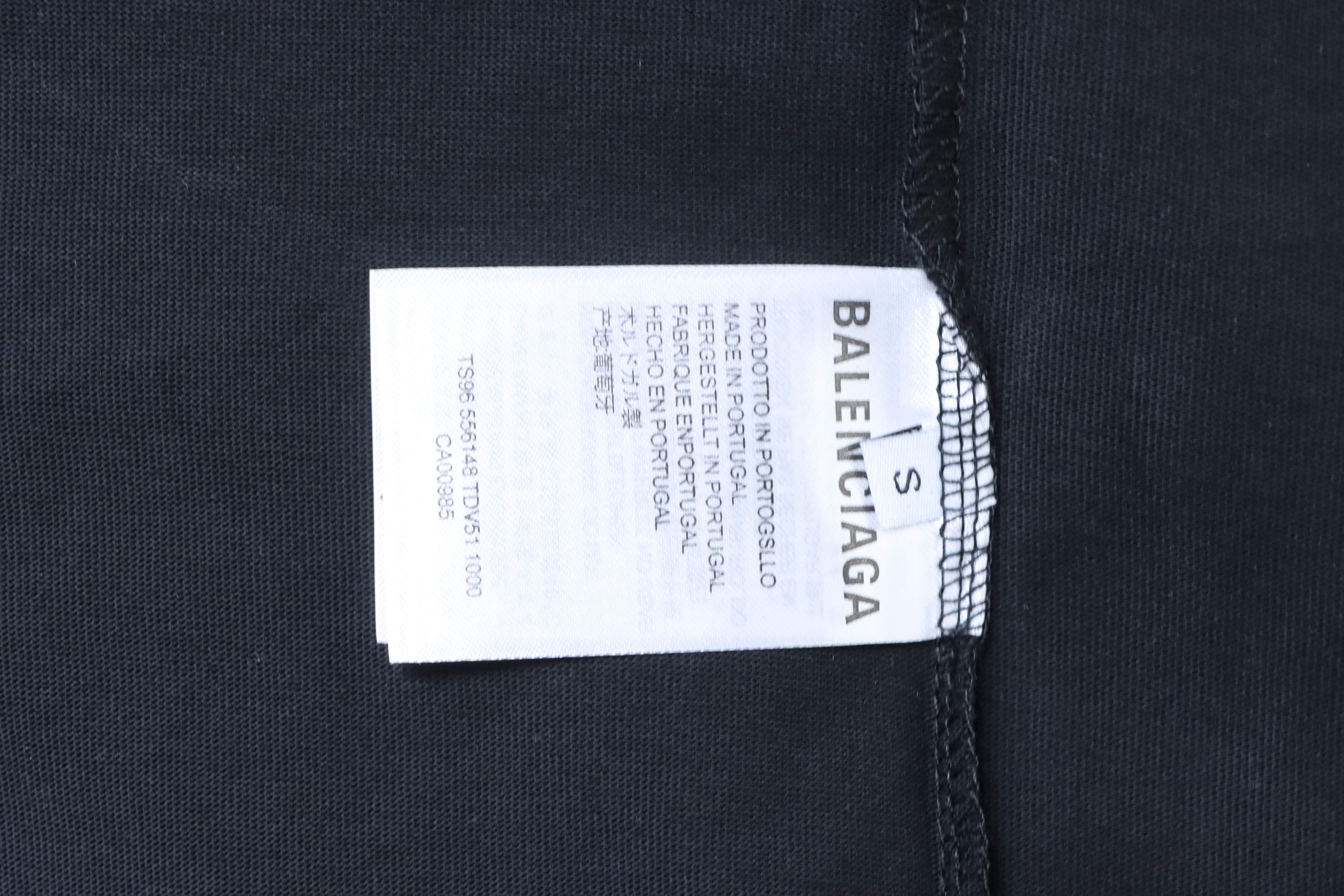 Balenciaga 3B Dissolve Letter Short Sleeve T-Shirt Style 2
