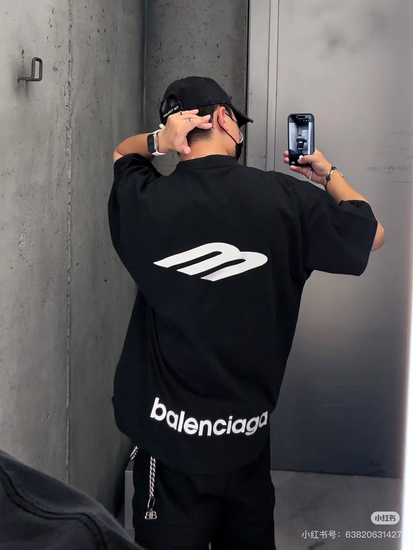 Balenciaga 3m Ski Series Embroidery Short Sleeve T-Shirt