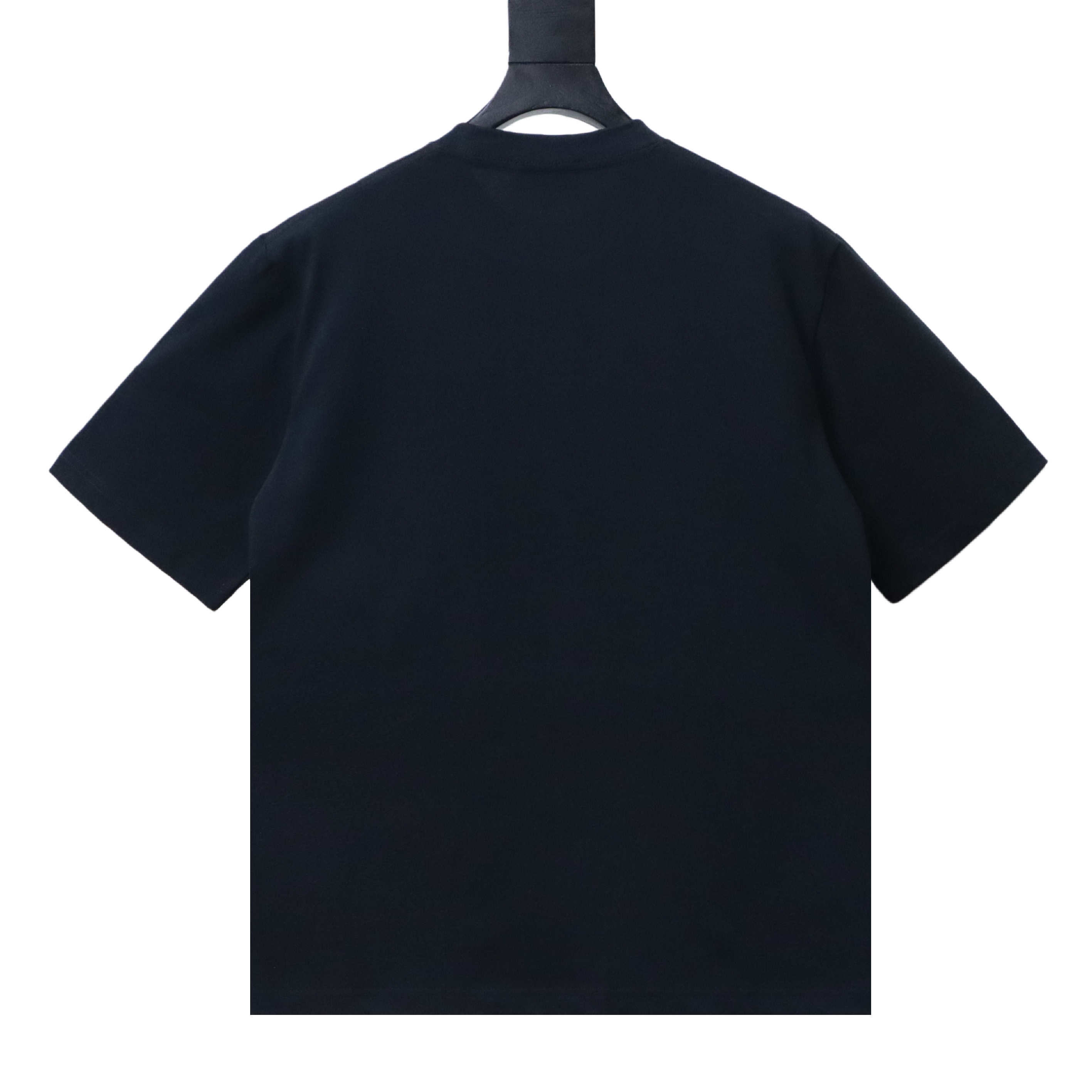 Balenciaga Balenciag Blue Logo Print Short Sleeve T-Shirt Style 2