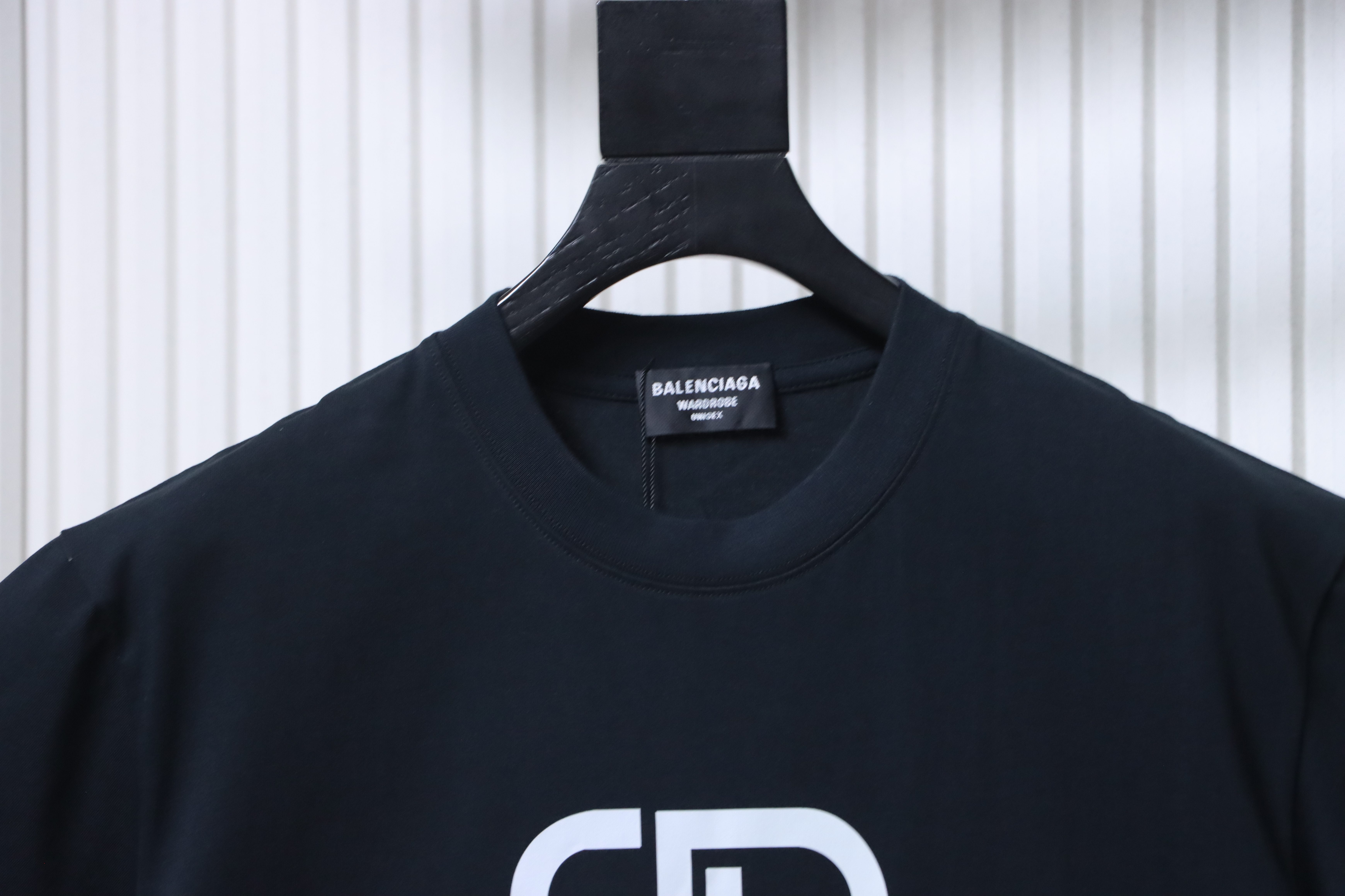 Balenciaga Balenciag Double B Letter Print Short Sleeve T-Shirt Style 2