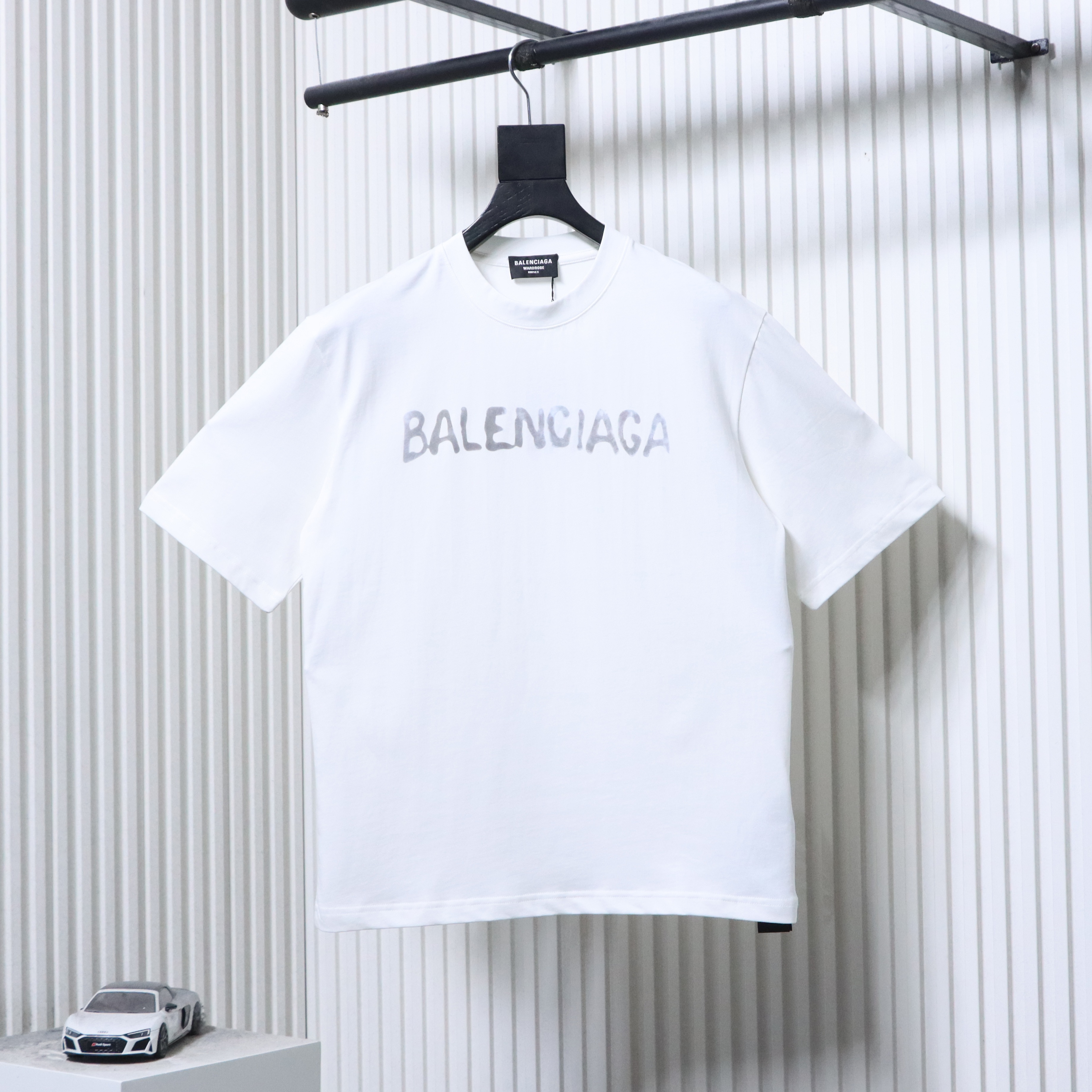 Balenciaga Balenciag l Double B Bitcoin Print Short Sleeve T-Shirt Style 1