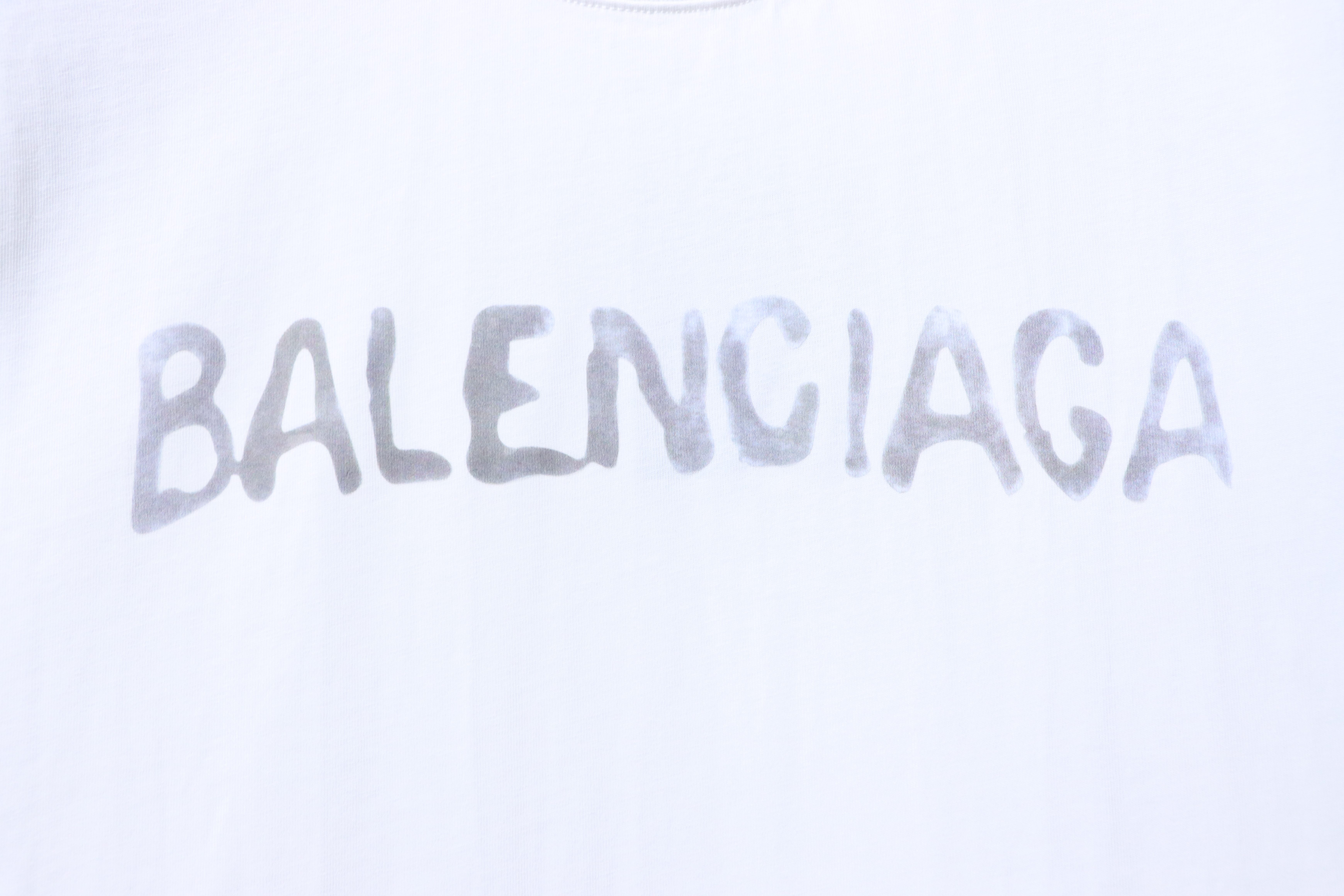 Balenciaga Balenciag l Double B Bitcoin Print Short Sleeve T-Shirt Style 1