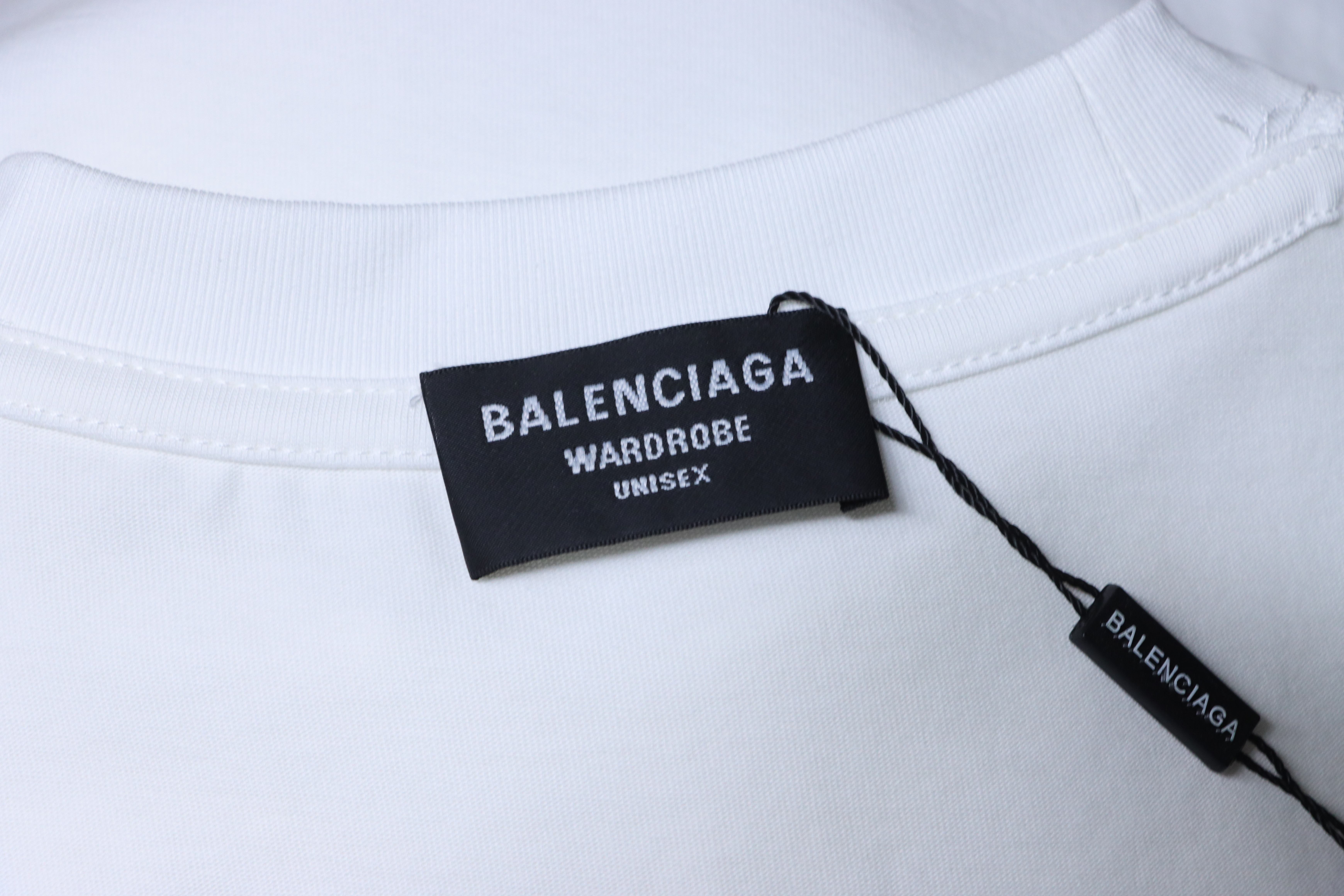 Balenciaga Balenciag l Double B Bitcoin Print Short Sleeve T-Shirt Style 1