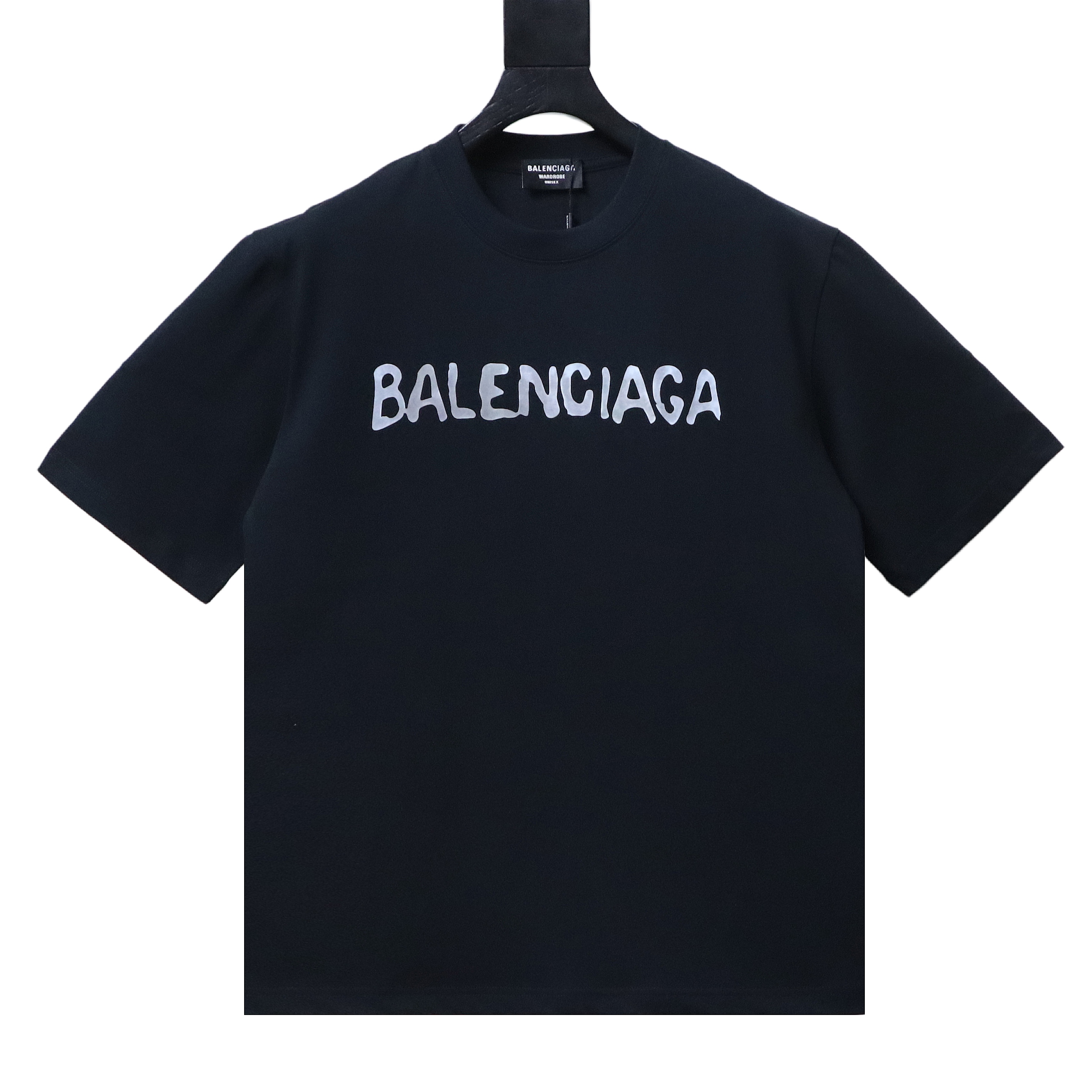 Balenciaga Balenciag l Double B Bitcoin Print Short Sleeve T-Shirt Style 2