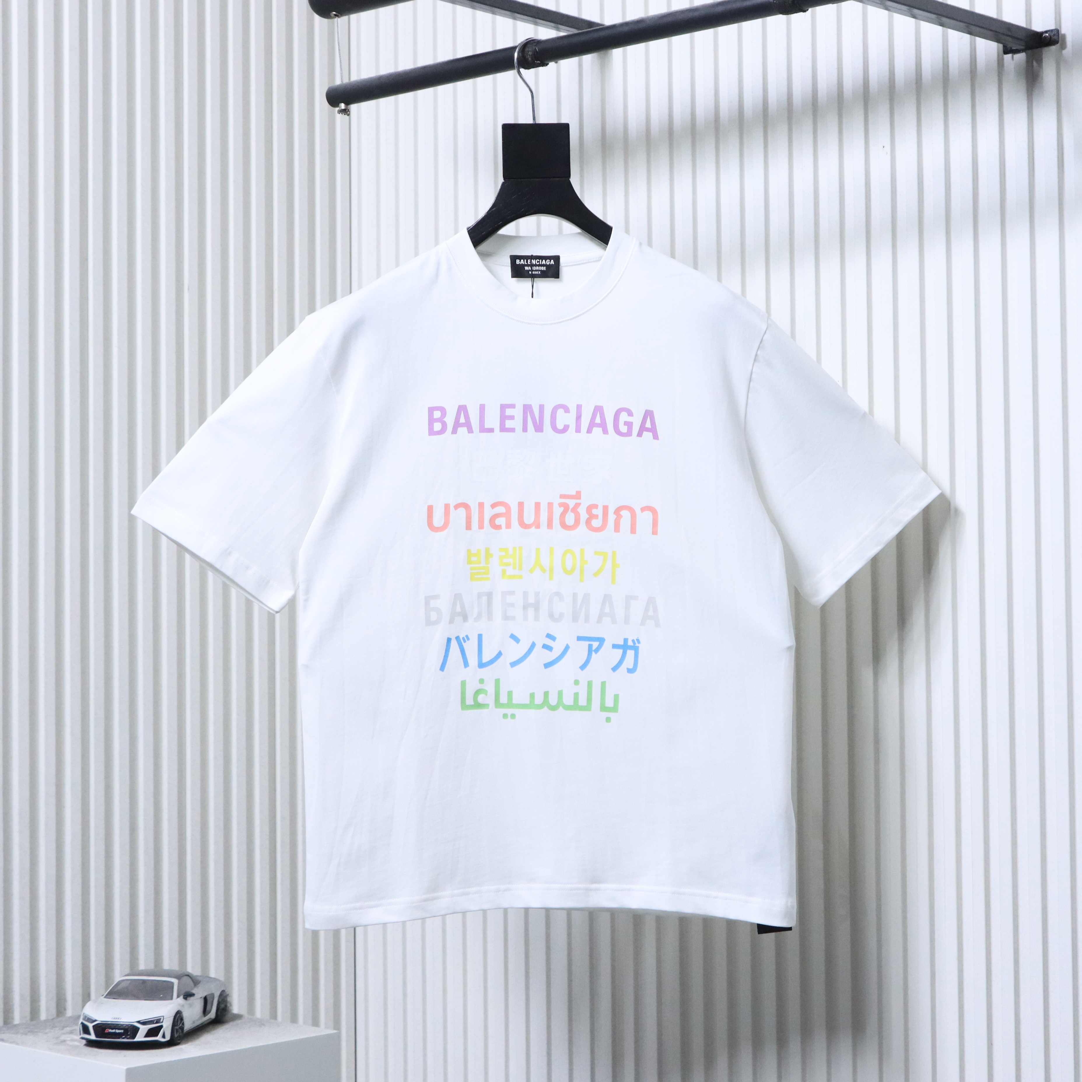 Balenciaga Balenciag Letter Print T-Shirt Style 1