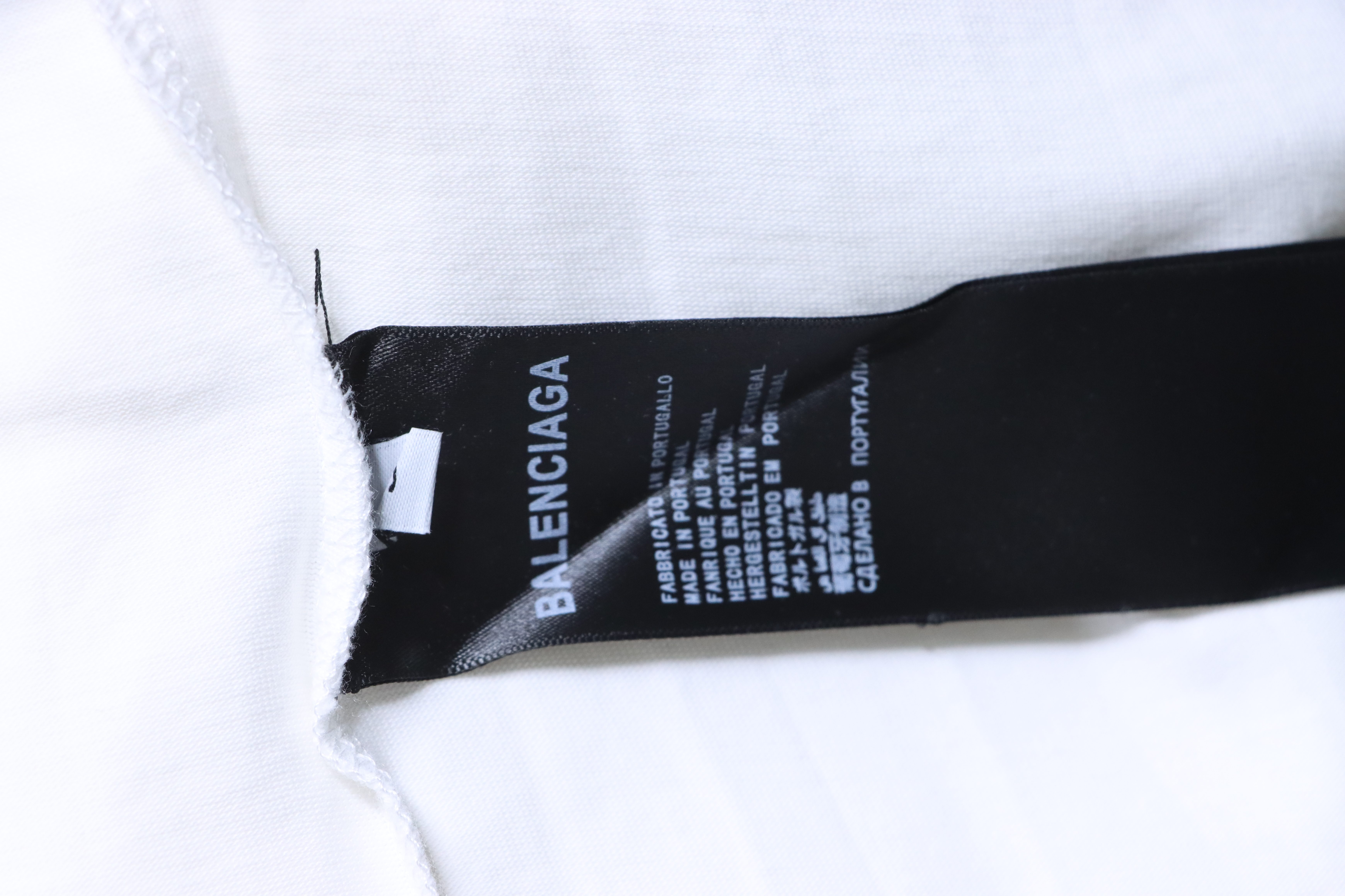 Balenciaga Balenciag Letter Print T-Shirt Style 1