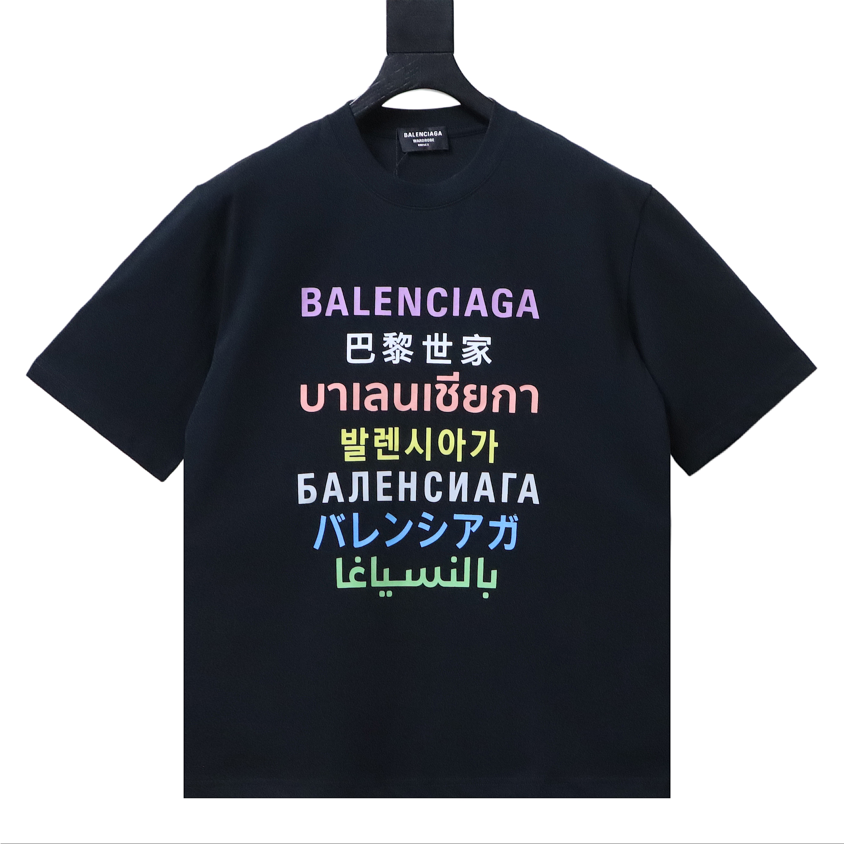 Balenciaga Balenciag Letter Print T-Shirt Style 2