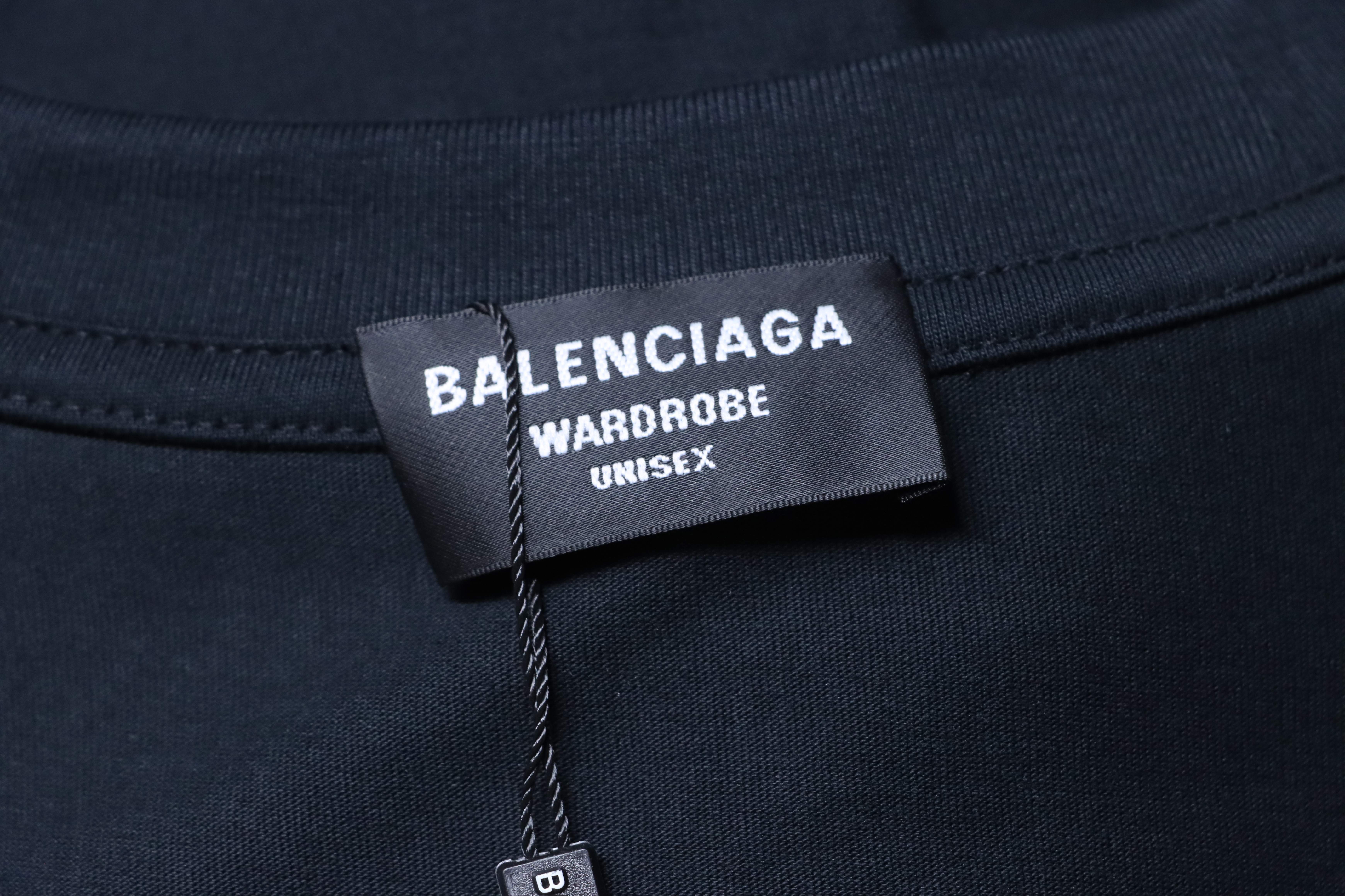 Balenciaga Balenciag Letter Print T-Shirt Style 2