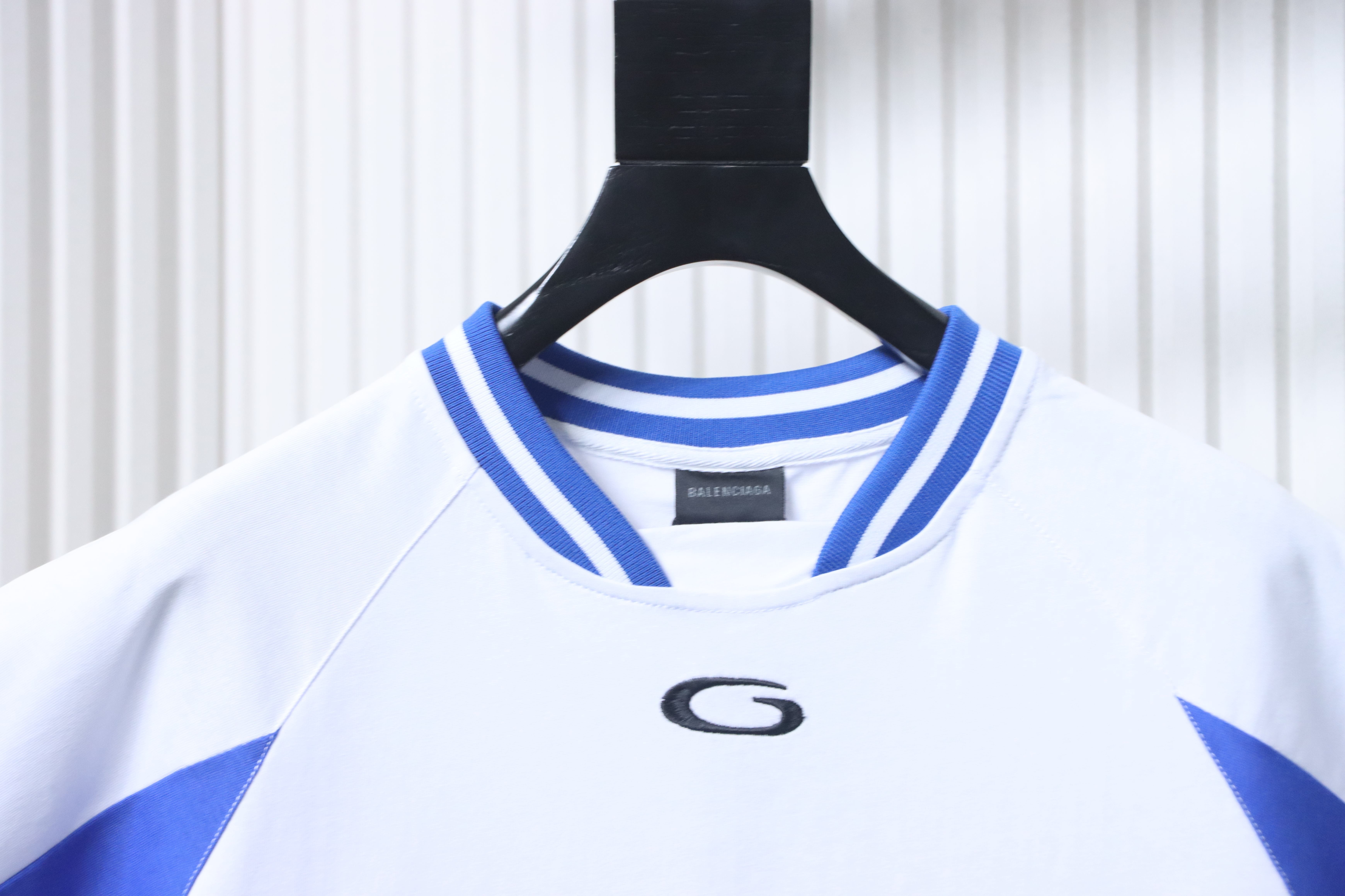Balenciaga BalenciagaNBA Collaboration Series Oversized Colorblock Short Sleeve T-Shirt Style 1
